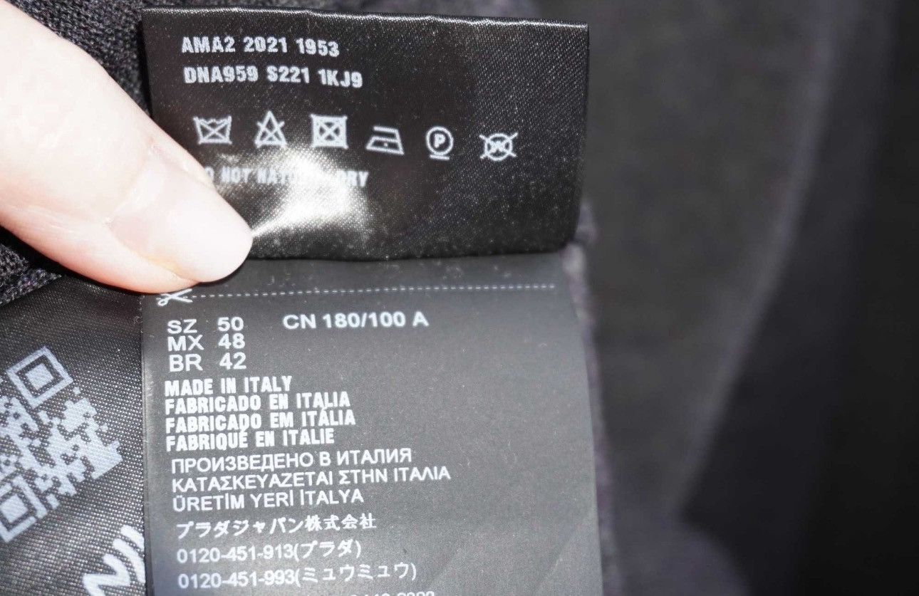 Prada PRADA SS2021 Gray Wool Cardigan Raf Simons Sweater Black tag Size US M / EU 48-50 / 2 - 9 Thumbnail