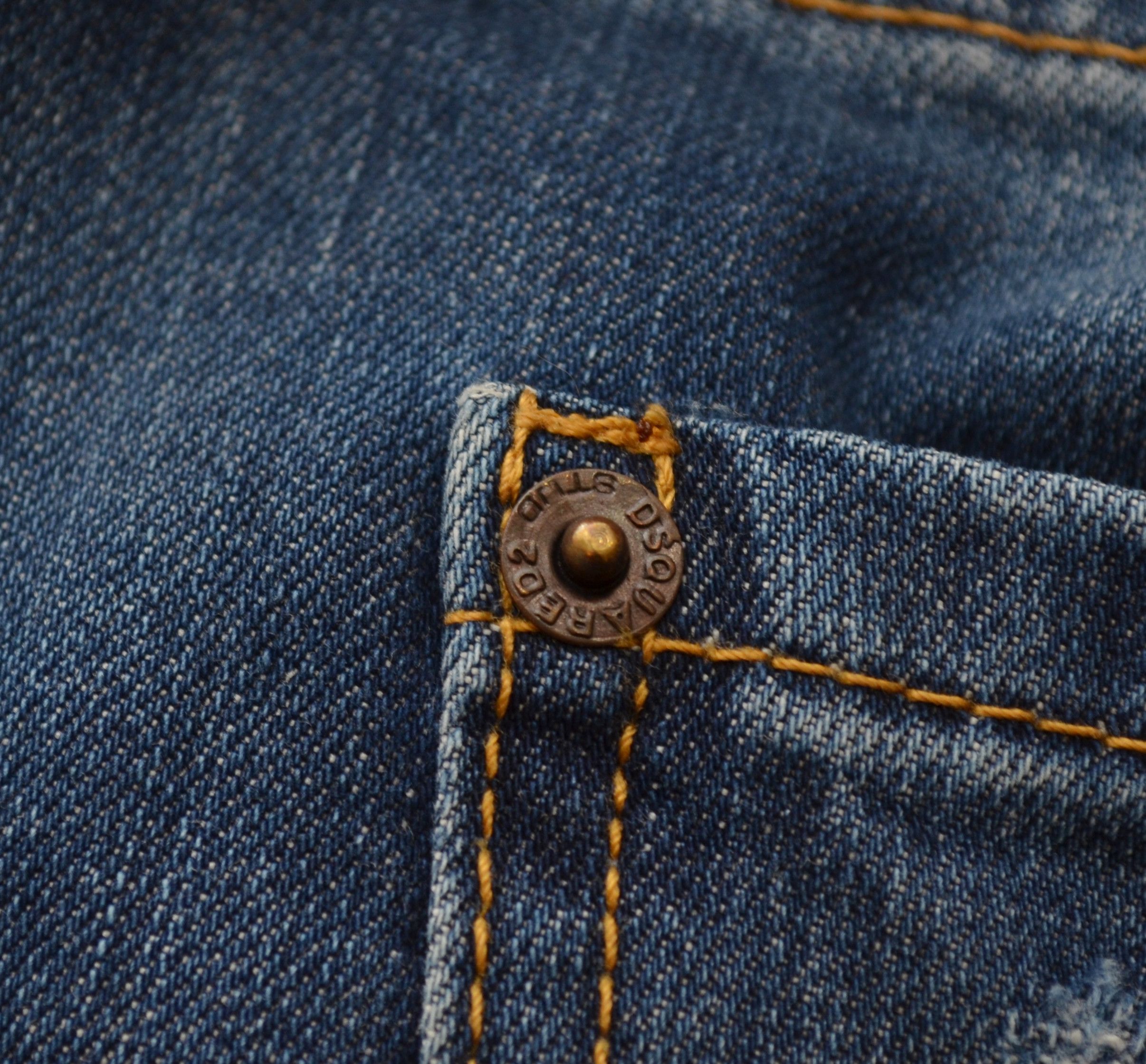 Designer × Dsquared2 Dsquared2 Blue Distressed Slim jeans Sz W32 L32 Size US 32 / EU 48 - 11 Thumbnail