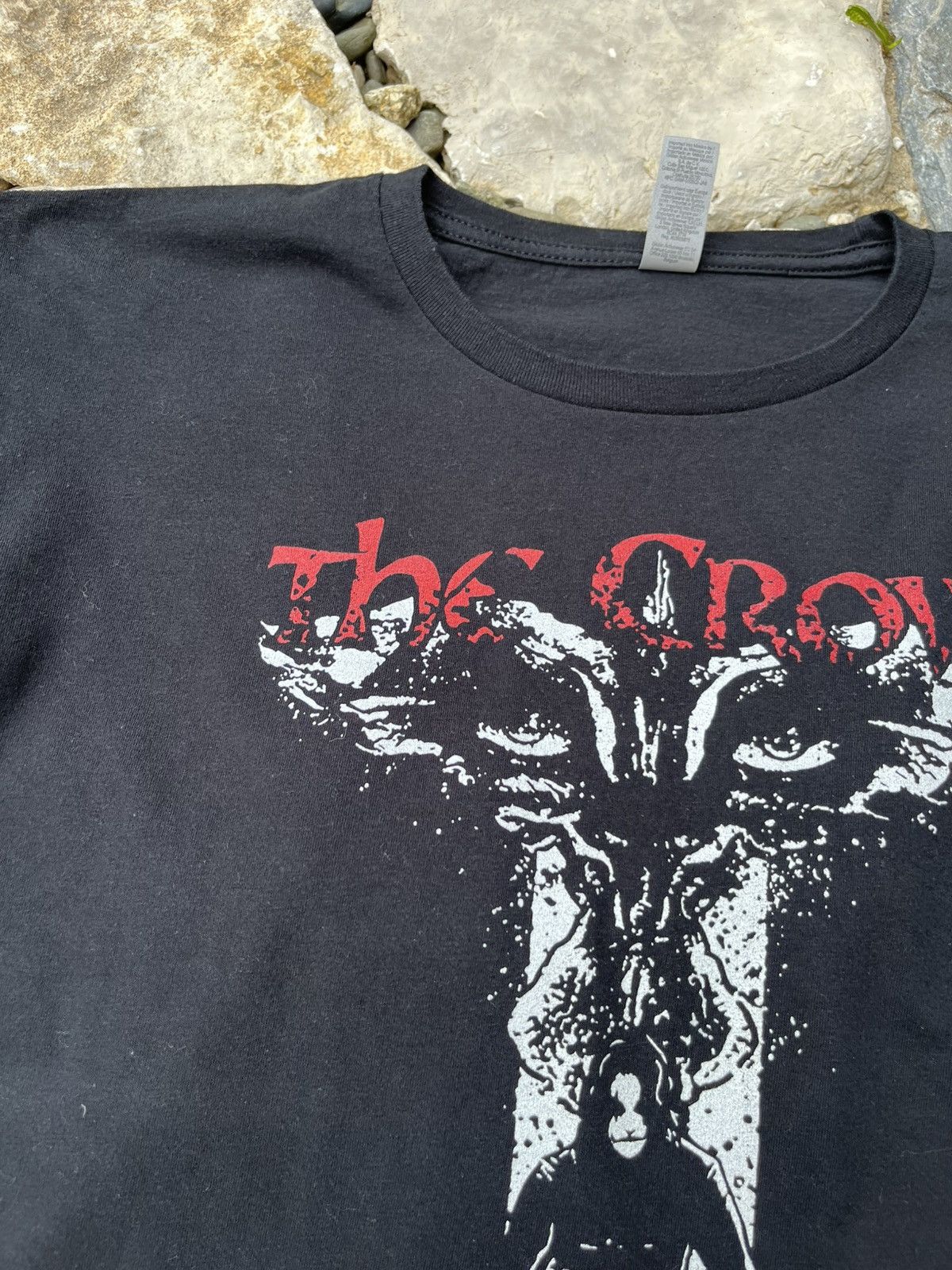 Band Tees × Vintage Vintage The Crow movie t-shirt logo y2k tee eyes Size US L / EU 52-54 / 3 - 8 Thumbnail