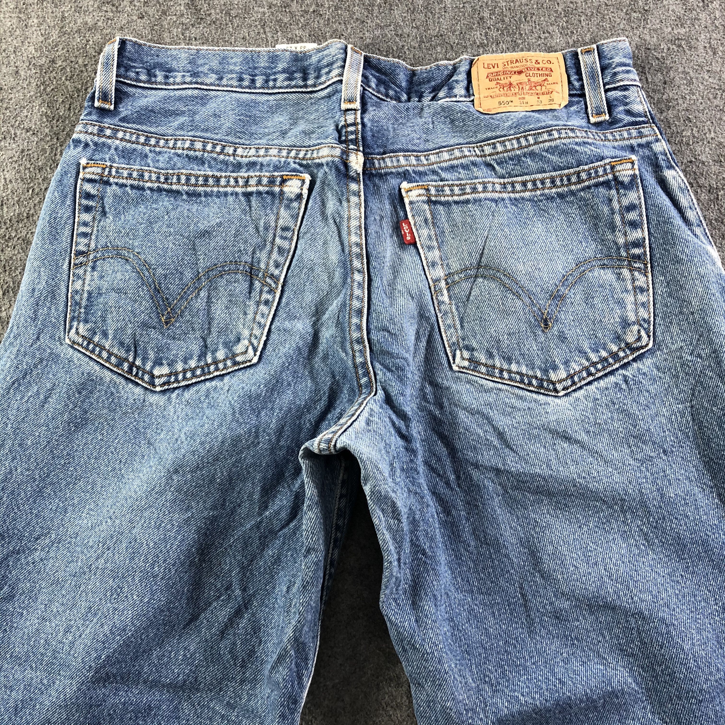 Levi's Vintage Blue Wash Levis 550 Jeans-J3358 Size US 34 / EU 50 - 4 Thumbnail