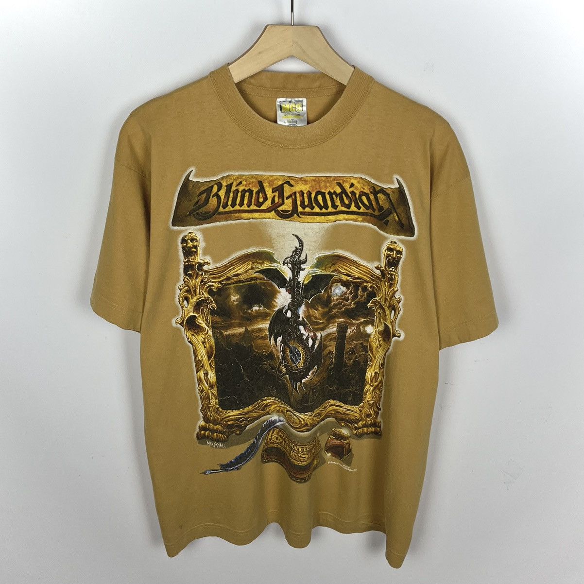 Band Tees Vintage Blind Guardian Album rock band T shirt 90’s Size US L / EU 52-54 / 3 - 1 Thumbnail