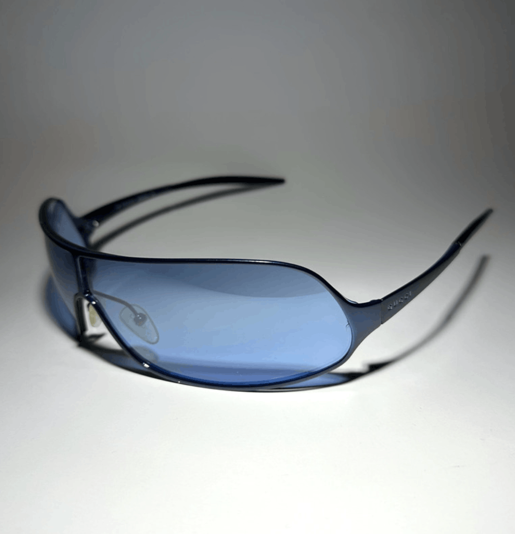 Gucci × Tom Ford × Vintage GUCCI Sunglasses Shield Wrap Rimless 90s Vintage Size ONE SIZE - 1 Thumbnail