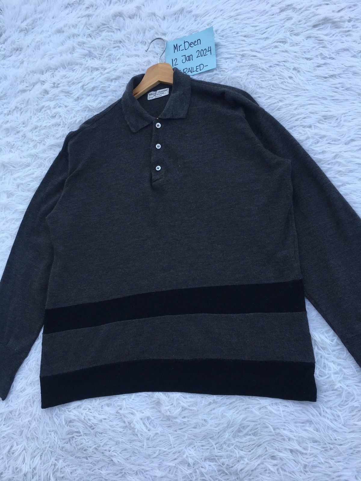 Comme des Garcons Vtg 90s Robe de Chambre Comme des Garcons wool Long sleeve Size US L / EU 52-54 / 3 - 7 Thumbnail