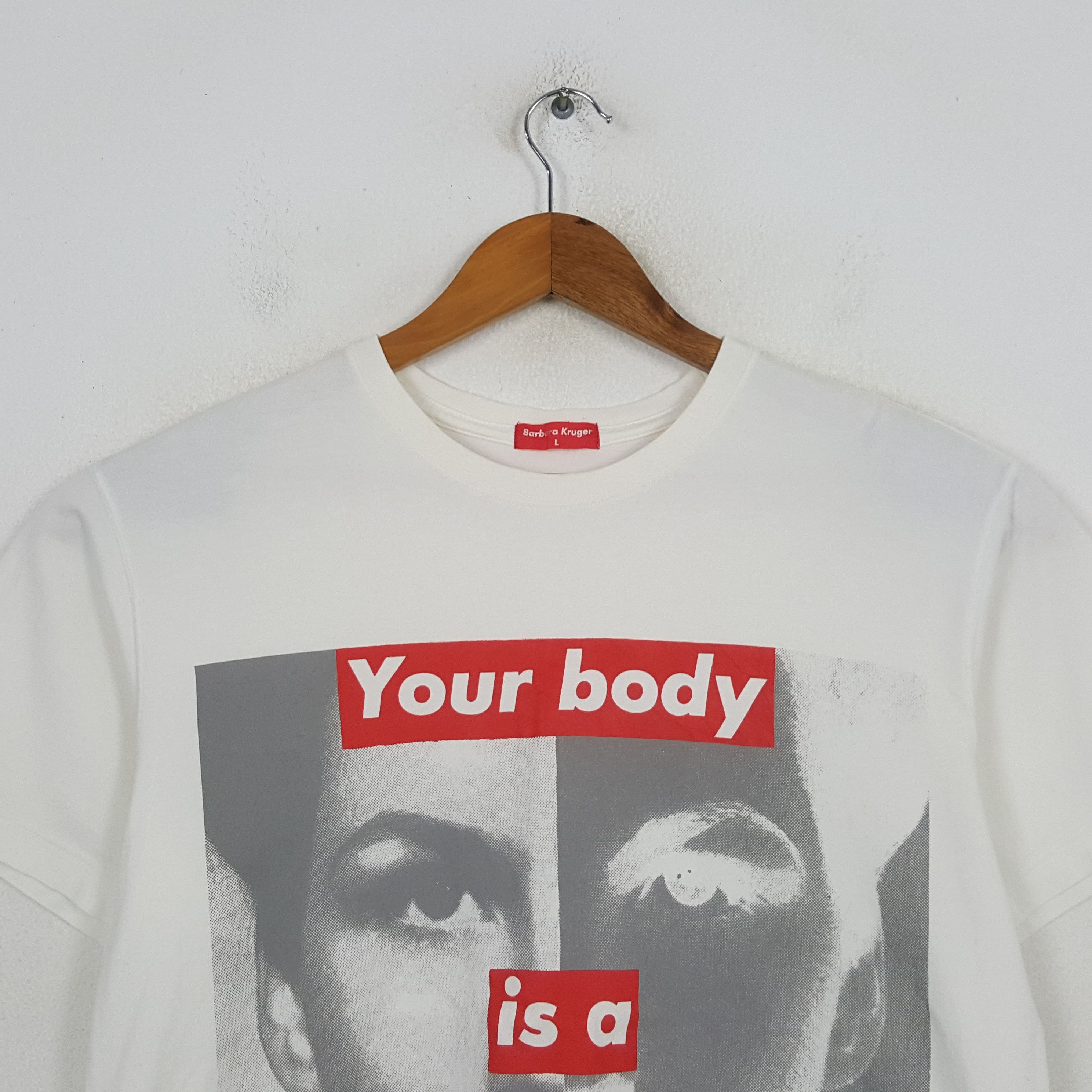 Barbara Kruger Vintage Barbara Kruger American Art Artist T-Shirt C299N80 Size US L / EU 52-54 / 3 - 2 Thumbnail