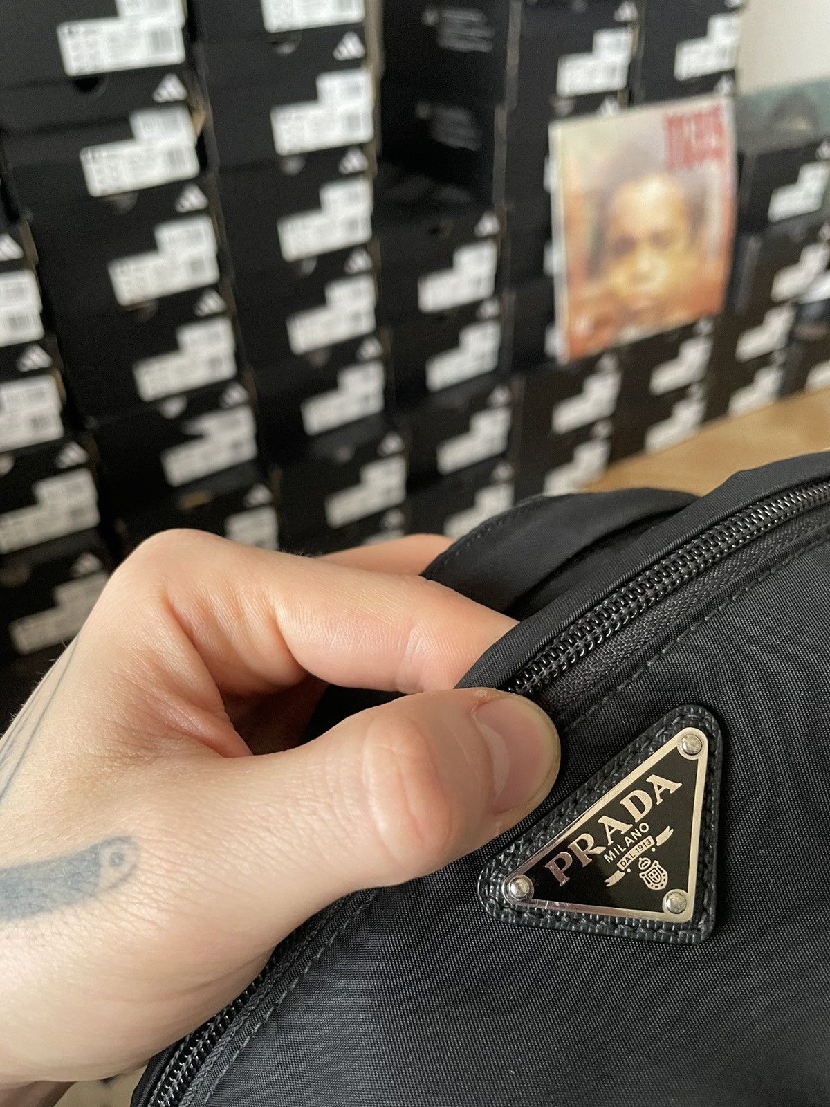 Prada Prada Nylon Waist Belt Bag Black Designer Luxury Streetwear Size ONE SIZE - 6 Thumbnail