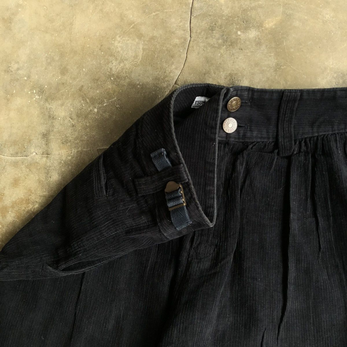 Issey Miyake 2000s Tsumori Chisato by Issey Miyake Corduroy Pants Black Size US 29 - 7 Thumbnail