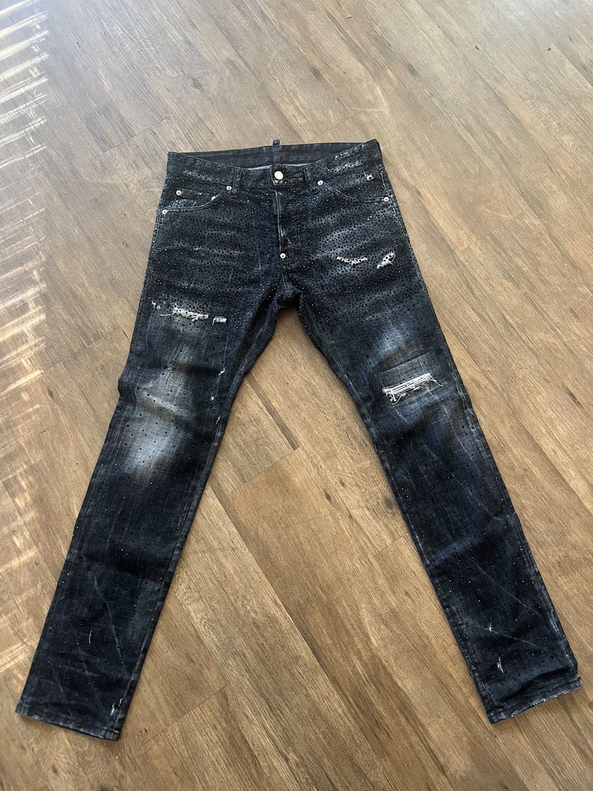 Dsquared2 Dsquared BLACK DARK GALAXY WASH COOL GUY JEANS | Grailed