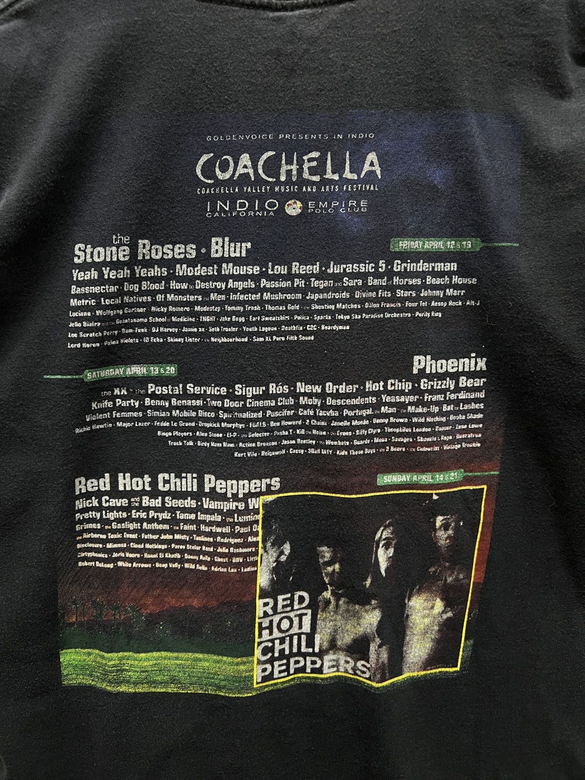 Band Tees Rare Coachella Fest Music Tees / Blur / Rhcp Band Tees Size US M / EU 48-50 / 2 - 6 Thumbnail