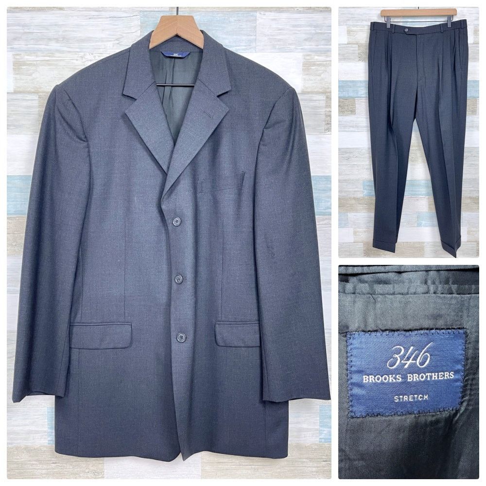 Brooks Brothers Brooks Brothers 346 Stretch Wool Suit Gray Mens 41L Size 40L - 1 Thumbnail