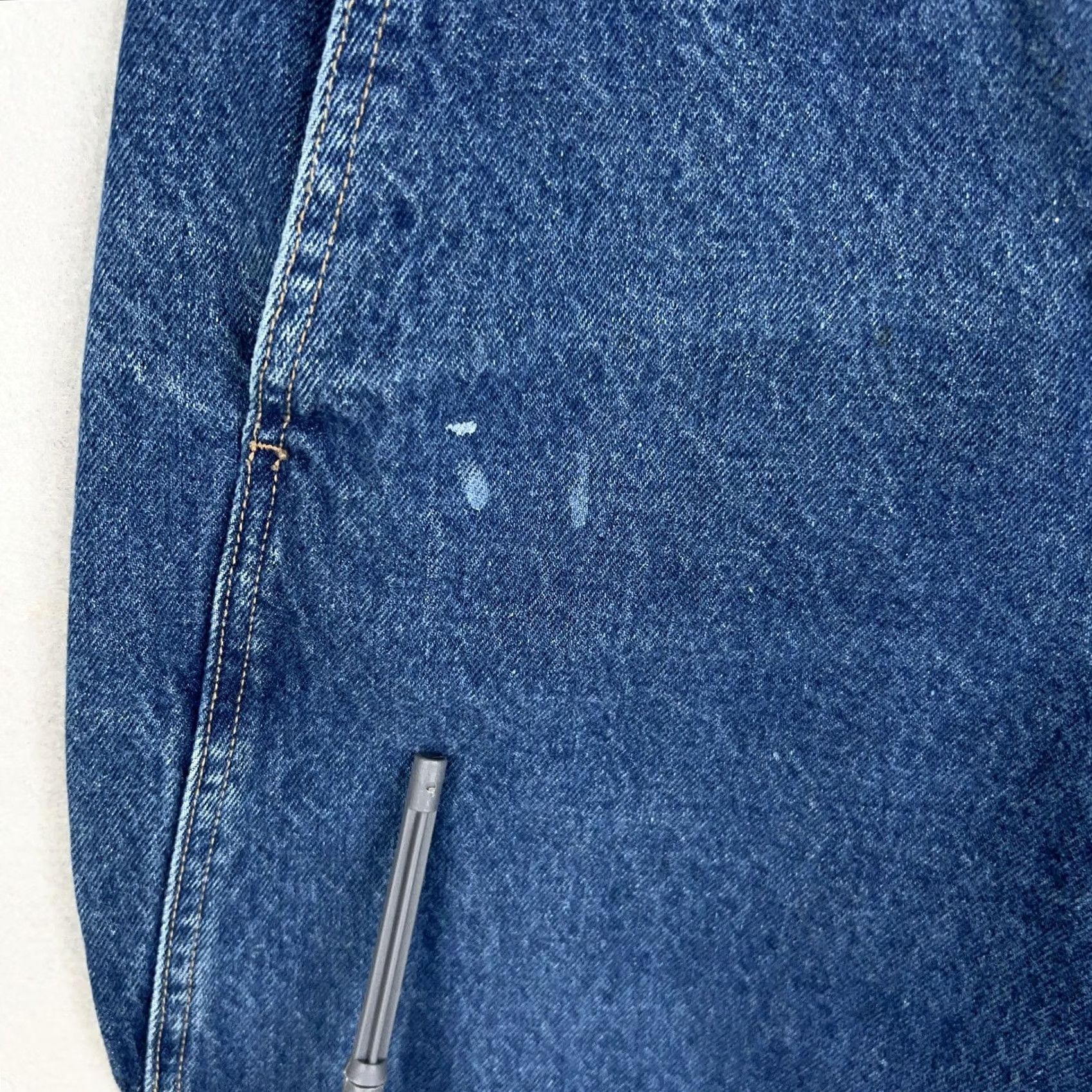Vintage VINTAGE Calvin Klein Jeans Womens 12 Blue High Rise Tapered Denim 80s USA Made Jeans Women Blue 80s 90s Mens Womens Boys Girls Size 34" / US 12 / IT 48 - 4 Thumbnail