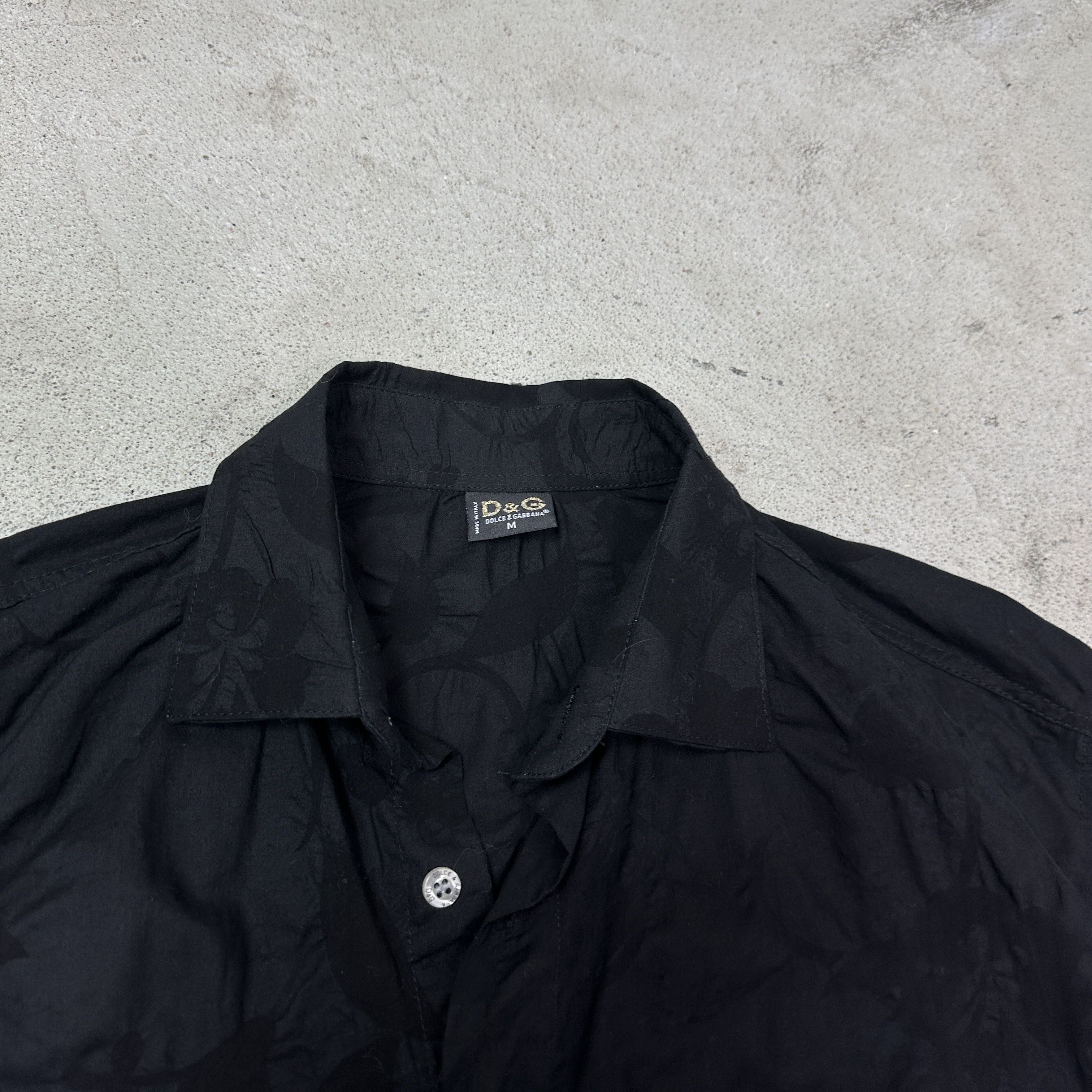 Dolce & Gabbana Vintage Avant Garde Flower Print Dolce & Gabbana Shirt Y2K Size M / US 6-8 / IT 42-44 - 3 Thumbnail