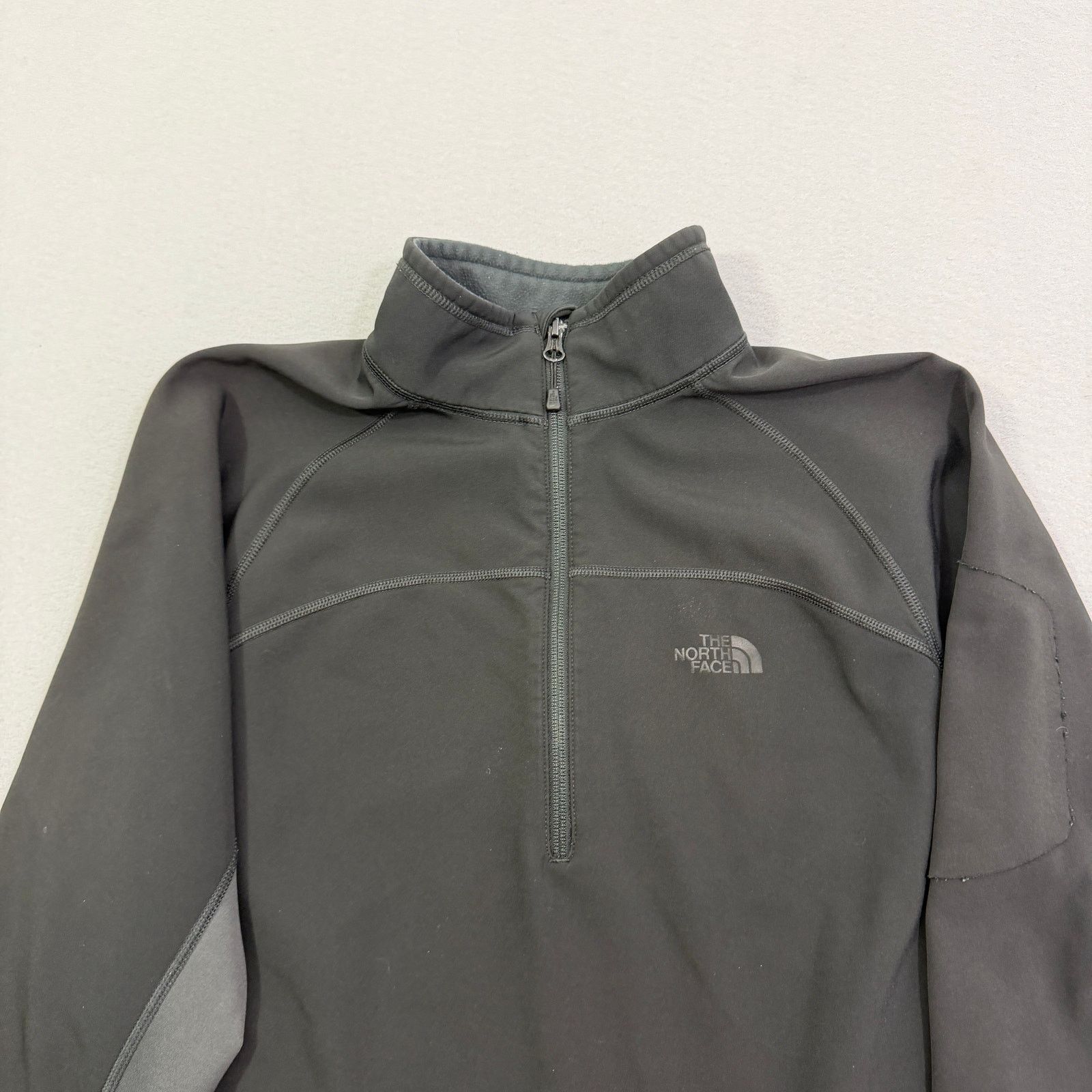 The North Face The North Face 1/2 Zip Pullover Men's Large Black Sweatshirt Size US L / EU 52-54 / 3 - 2 Thumbnail