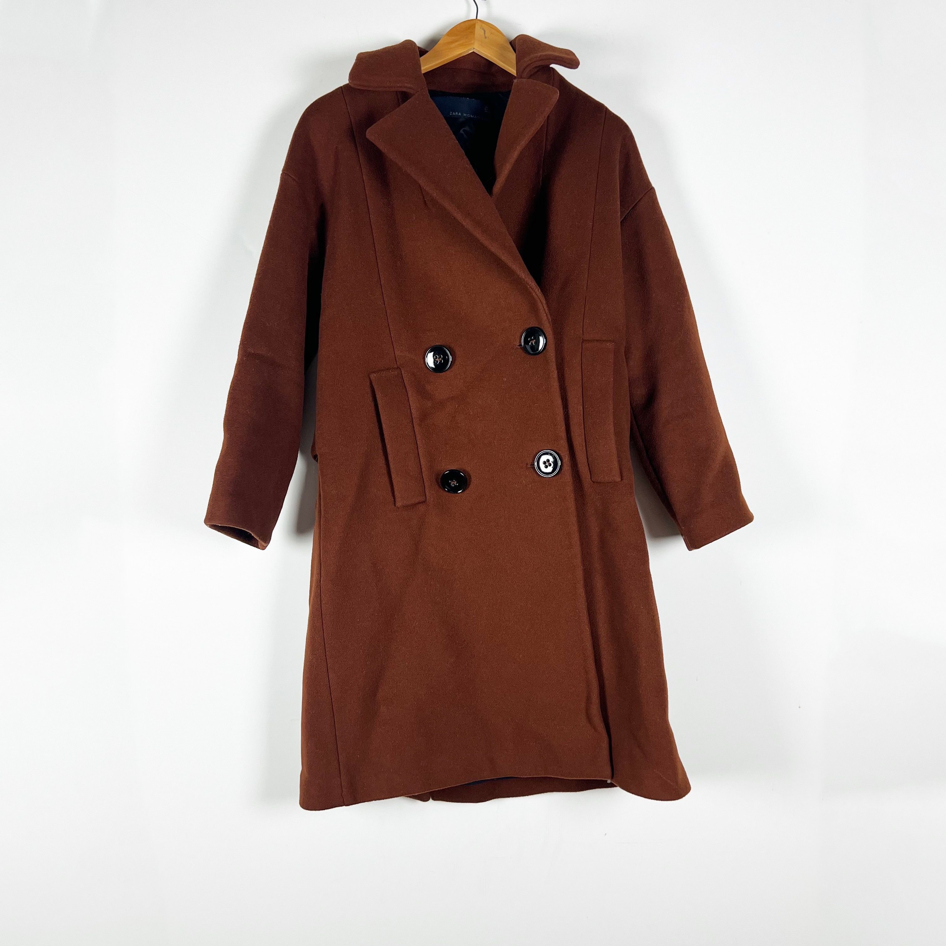 Zara Zara Woman Studio Wool Blend Felt Double Size S / US 4 / IT 40 - 1 Thumbnail