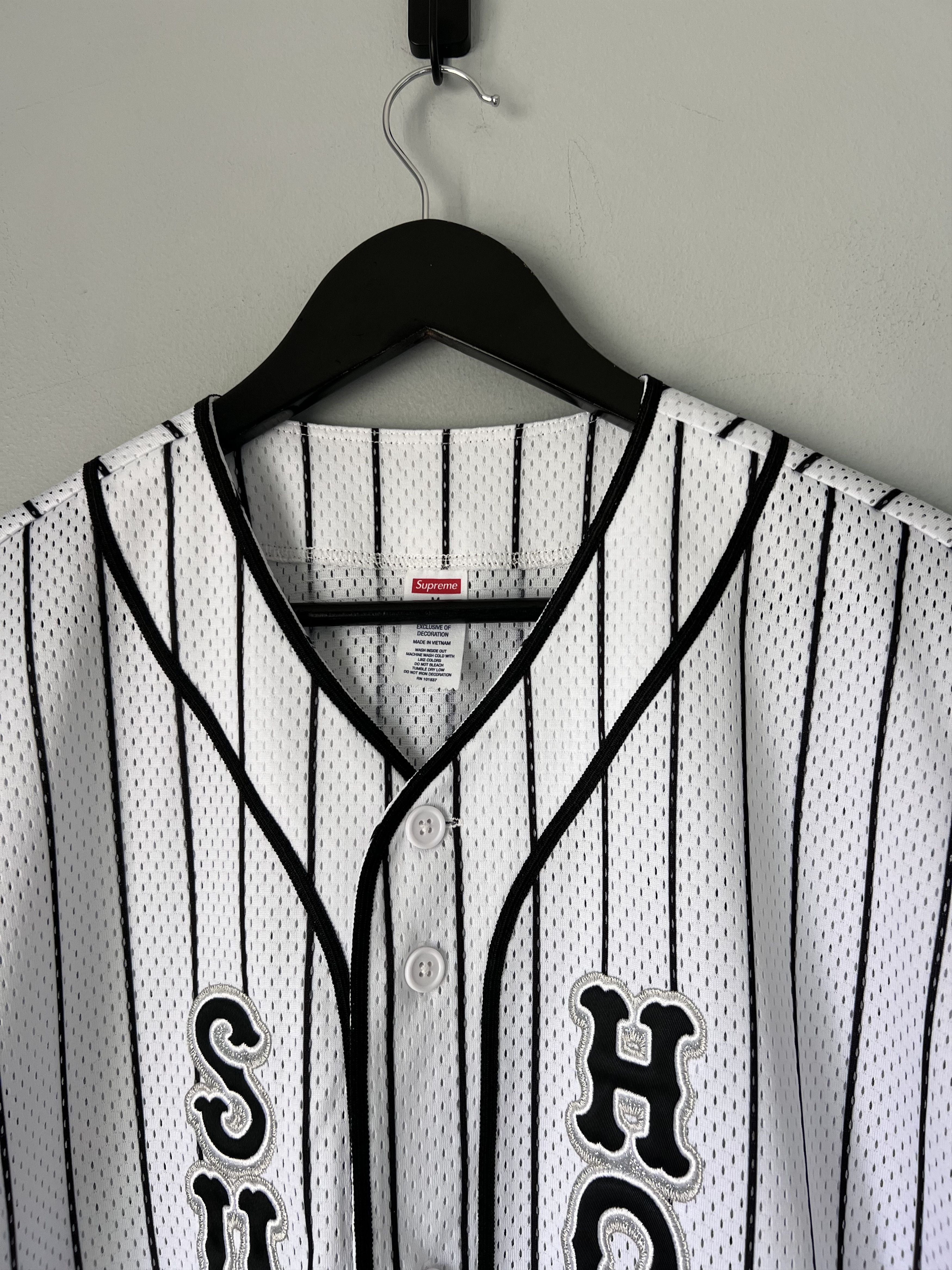 Supreme Supreme Home Run Baseball Jersey in White Size US M / EU 48-50 / 2 - 2 Thumbnail
