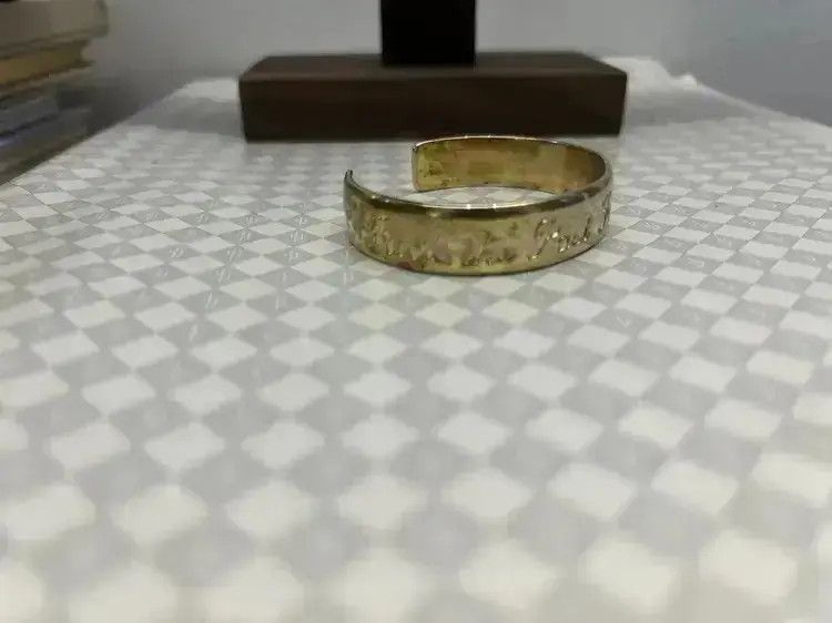 Undercover 🐎 Fuck The Past Fuck The Future Silver Bracelet