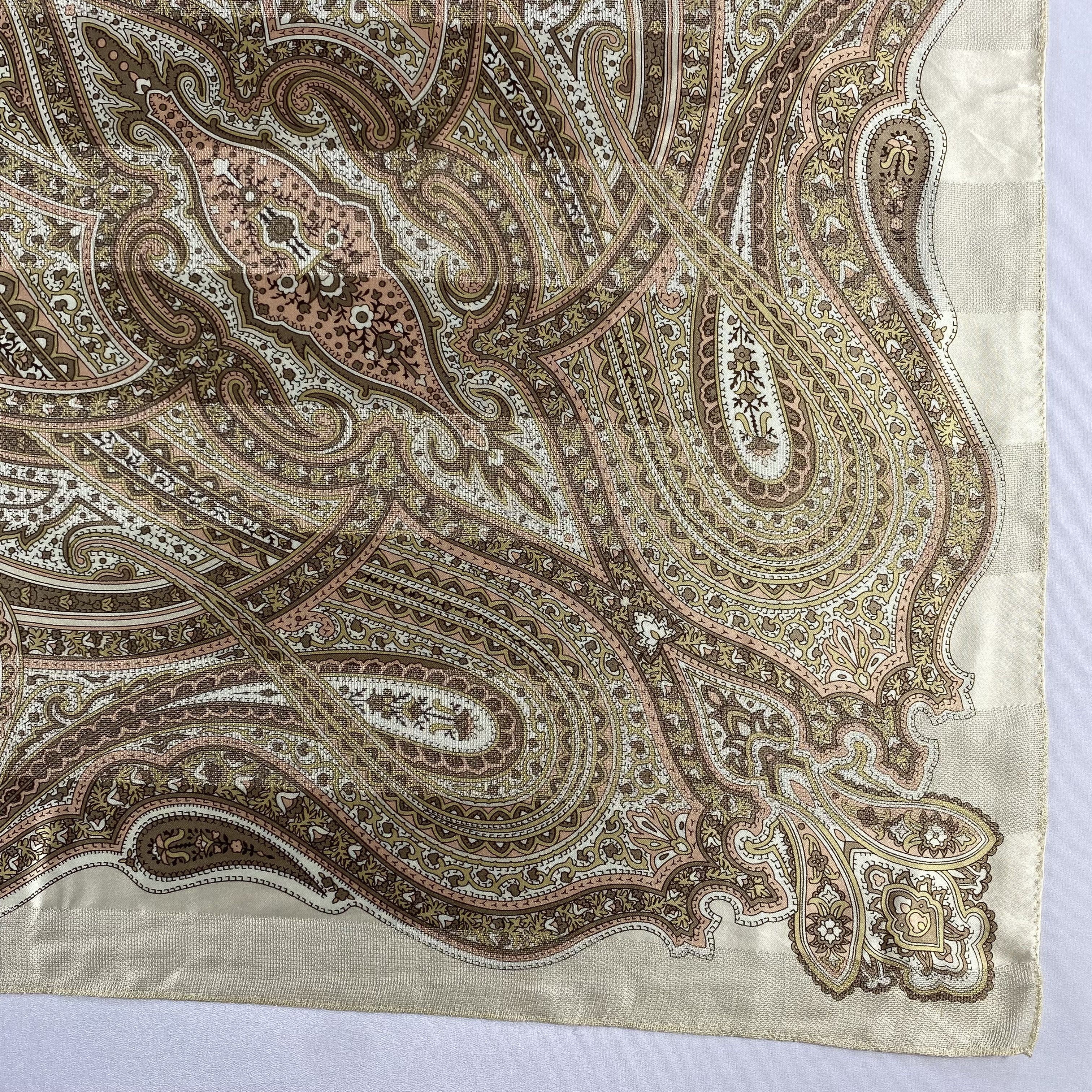 Japanese Brand × Vintage Vintage Paisley Silk Scarf SS030 Size ONE SIZE - 2 Thumbnail