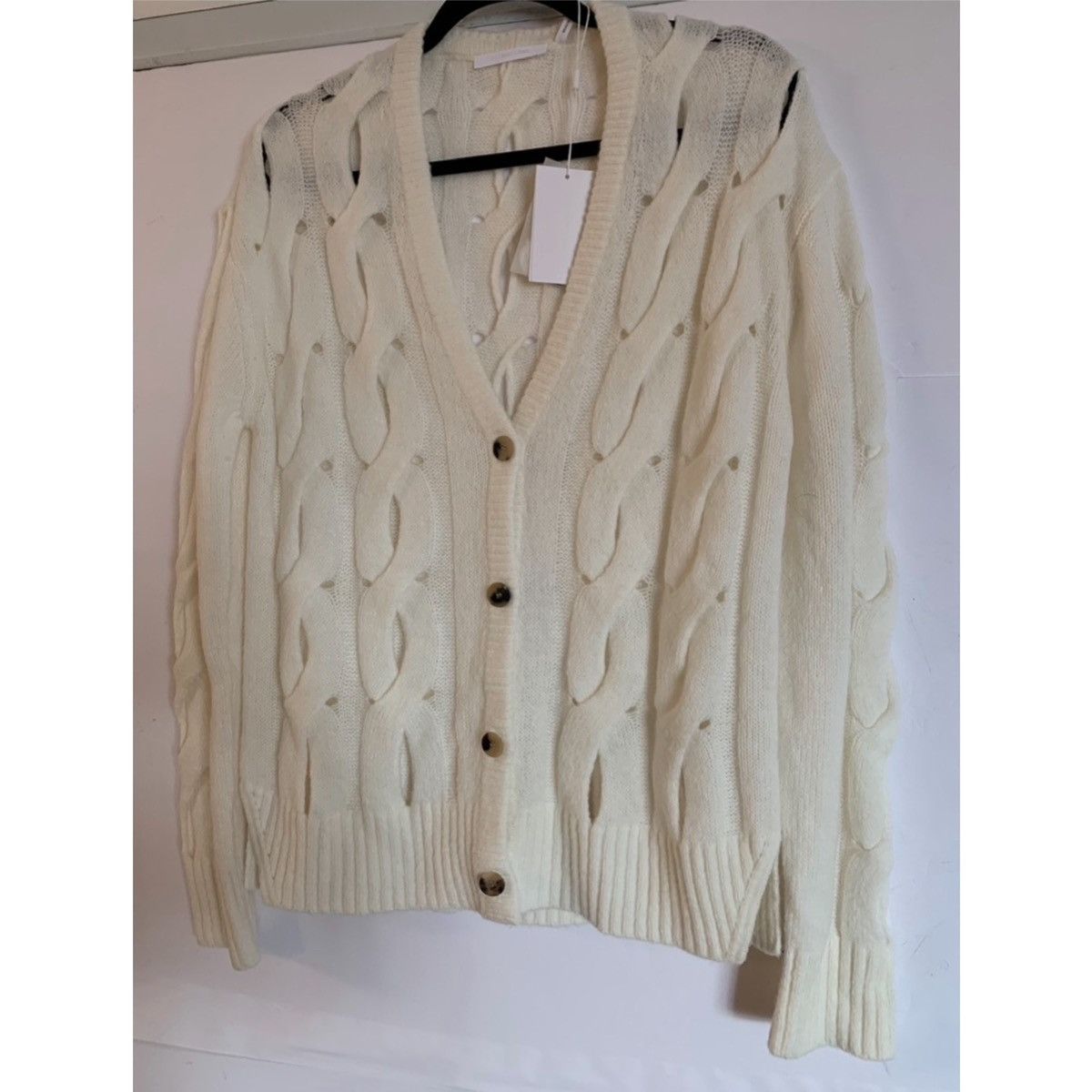 Helmut Lang HELMUT LANG CUT OUT CARDIGAN Size US M / EU 48-50 / 2 - 6 Thumbnail
