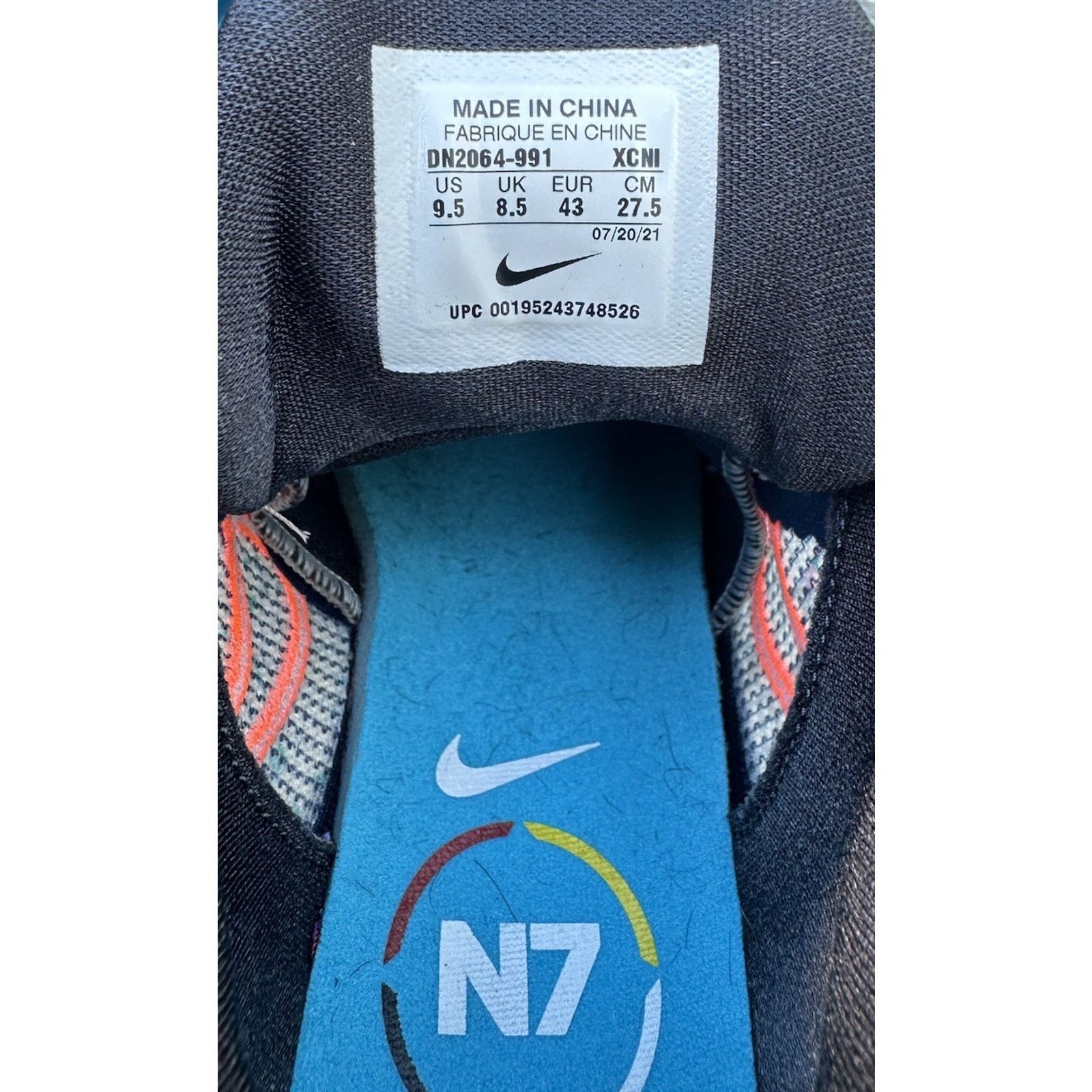 Nike RARE Nike Kyrie Low 4 N7 ID Sneakers DN2064-991 Men’s Sz 9.5 Size US 9.5 / EU 42-43 - 10 Thumbnail
