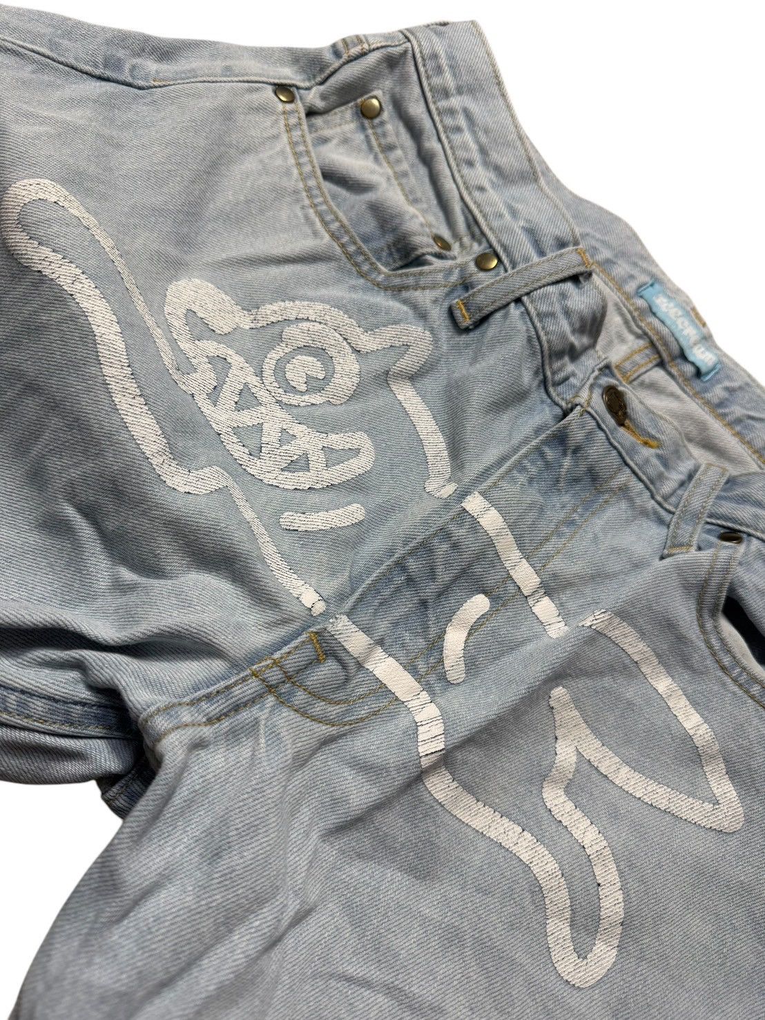 Billionaire Boys Club BBC Billionaire Boys Club Ice Cream Front Dog Denim Jeans Size US 31 - 2 Thumbnail
