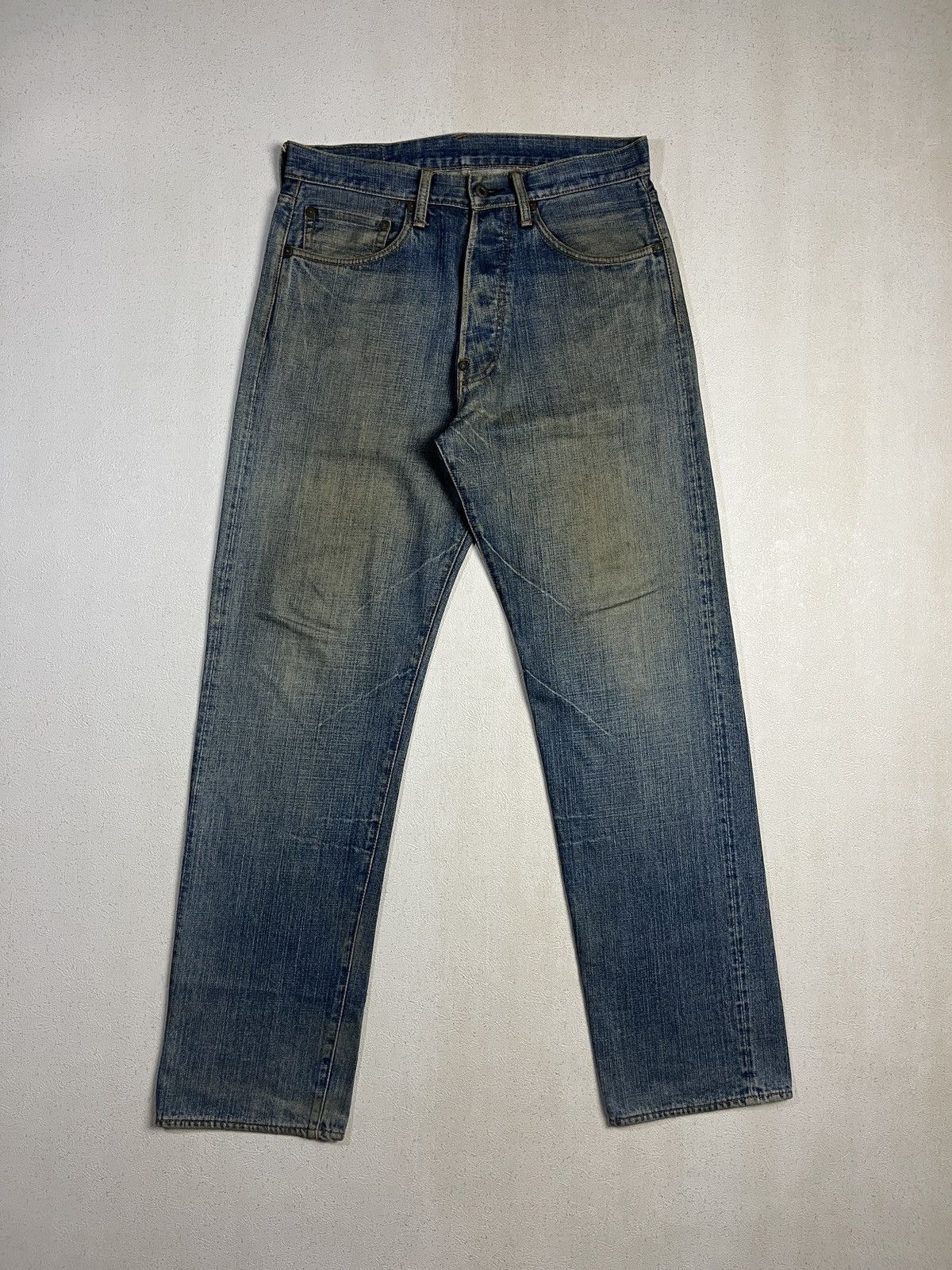 Evisu Evisu Paris Embroidered Dust-Wash Jeans Size US 32 / EU 48 - 2 Thumbnail