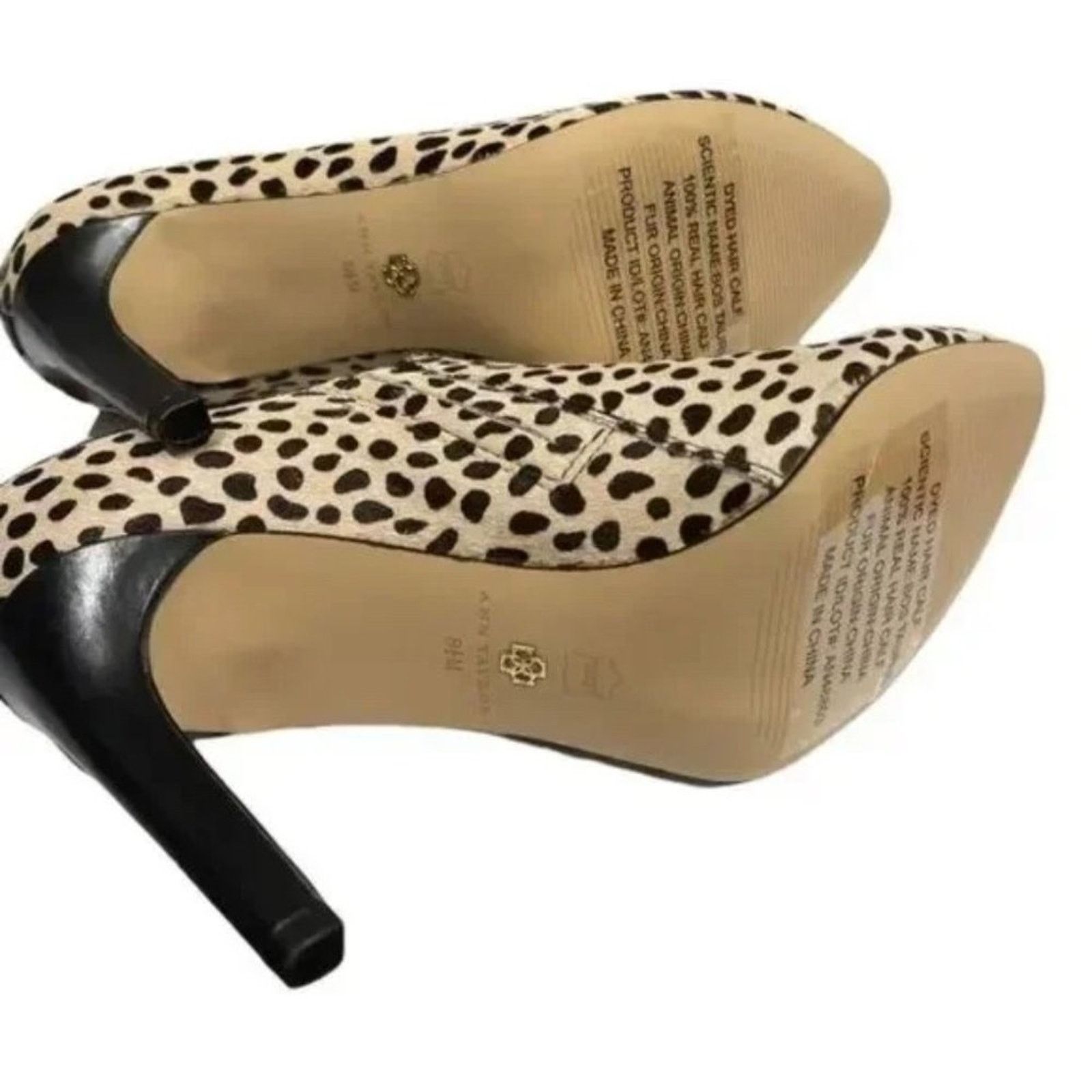 Ann Taylor ANN TAYLOR Animal Print Lianna Pointy Shootie Ankle Boots Size US 8.5 / IT 38.5 - 6 Thumbnail