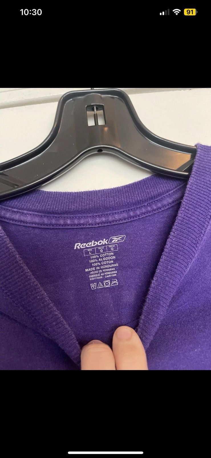 Reebok × Vintage Reebok Brett Favre Minnesota Vikings Jersey T Shirt Size US L / EU 52-54 / 3 - 3 Thumbnail
