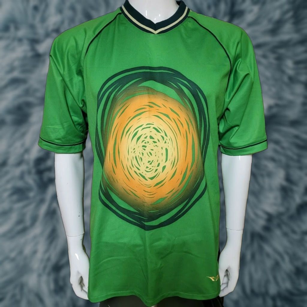 Diadora Diadora Soccer Jersey Shirt Green Galaxy Short Sleeve Medium Mens Size US M / EU 48-50 / 2 - 1 Thumbnail