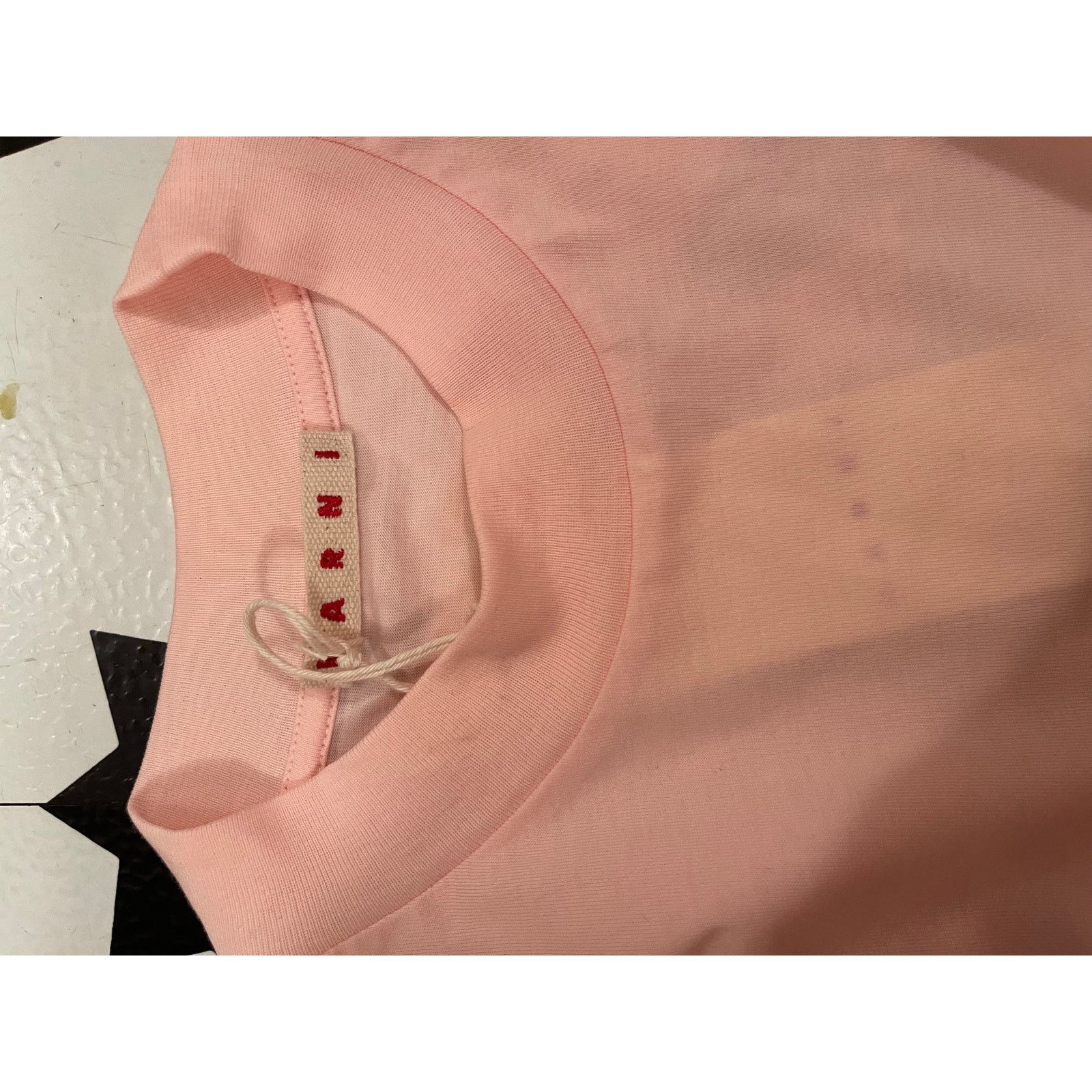 Marni Marni Logo T-Shirt, Pink, Size: 38 Size S / US 4 / IT 40 - 5 Thumbnail