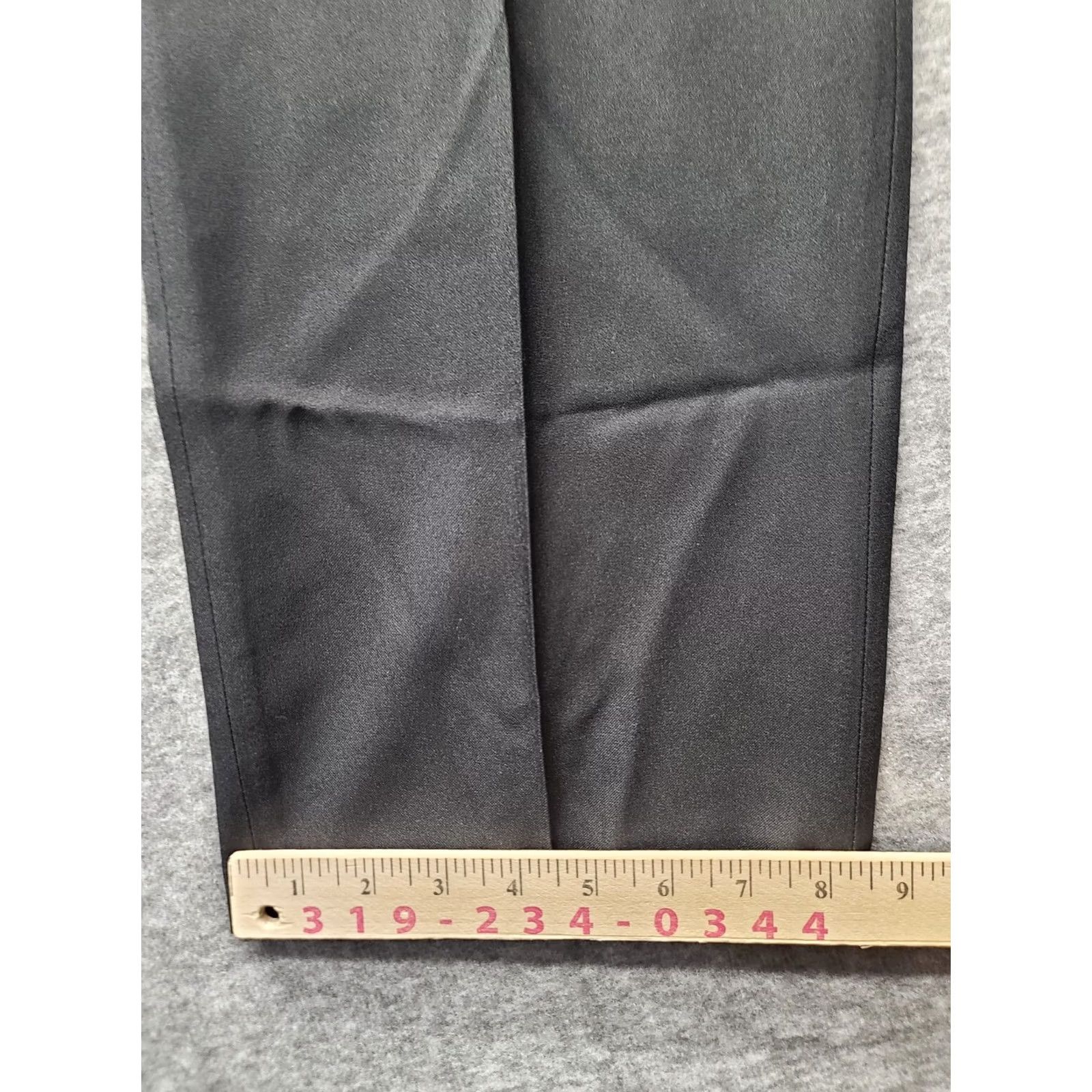 Haggar Haggar Smart Fiber Dress Pant Mens 36x29 Classic Fit Straight Leg Repreve Casual Dress Pants Men Black 36 29 Slim Size US 36 / EU 52 - 7 Thumbnail