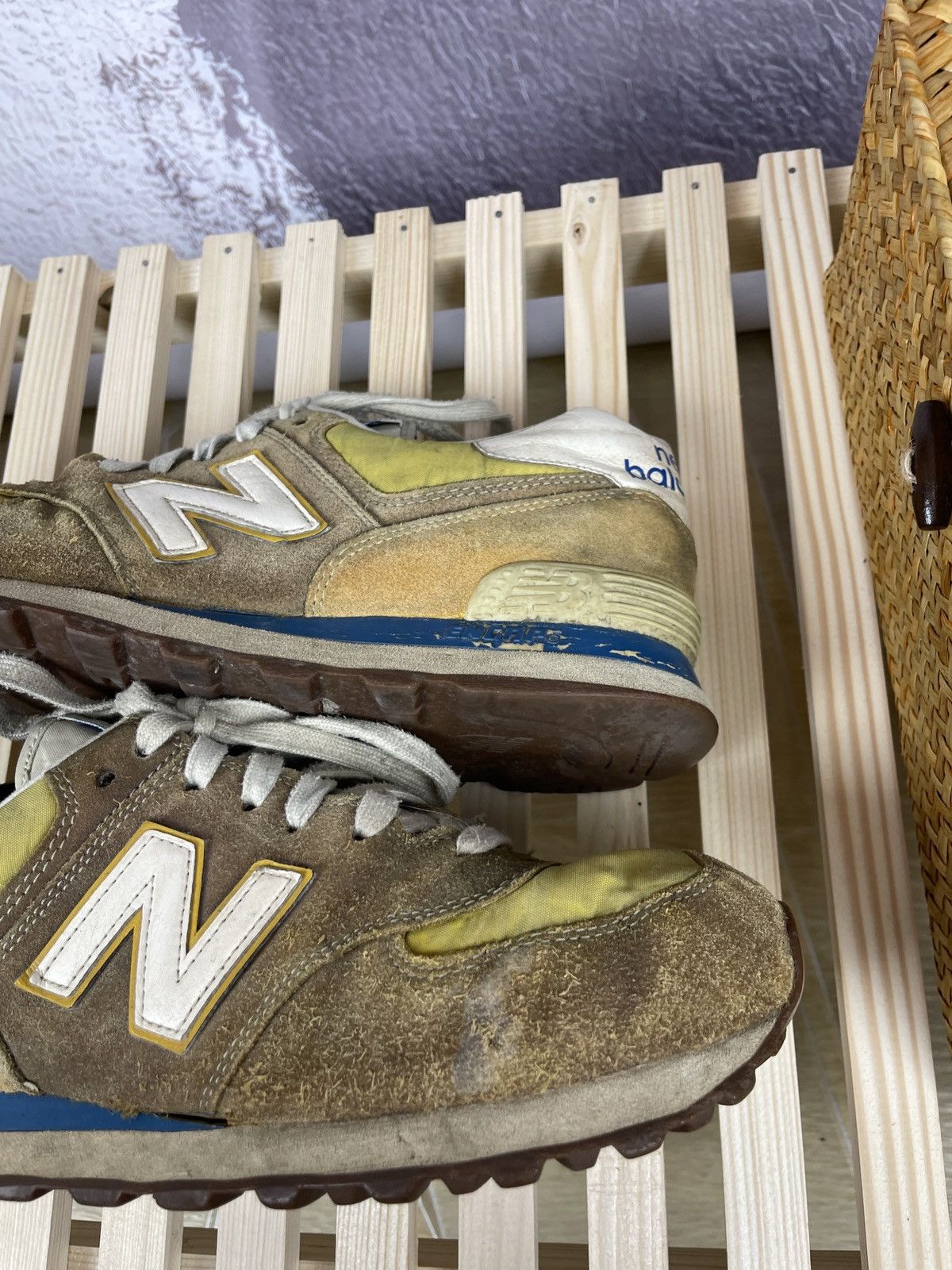 New Balance New balance vintage thrashed used worn distressed sneakers Size US 8.5 / EU 41-42 - 8 Thumbnail