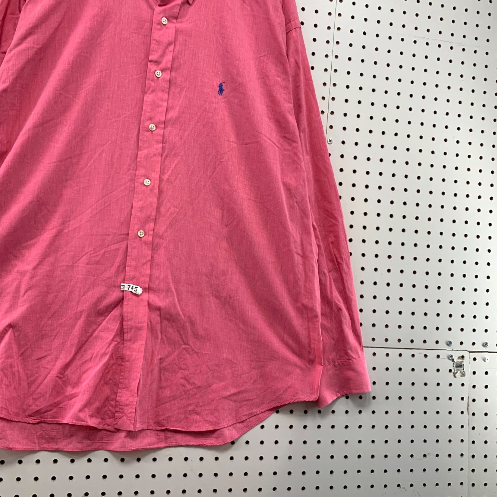 Ralph Lauren Ralph Lauren Button-Down Shirt Mens XL Pink Long Sleeve Lightweight Preppy 27x34 Clothing Shirt Mens XL Pink Classic 90s Style Size US XL / EU 56 / 4 - 7 Thumbnail
