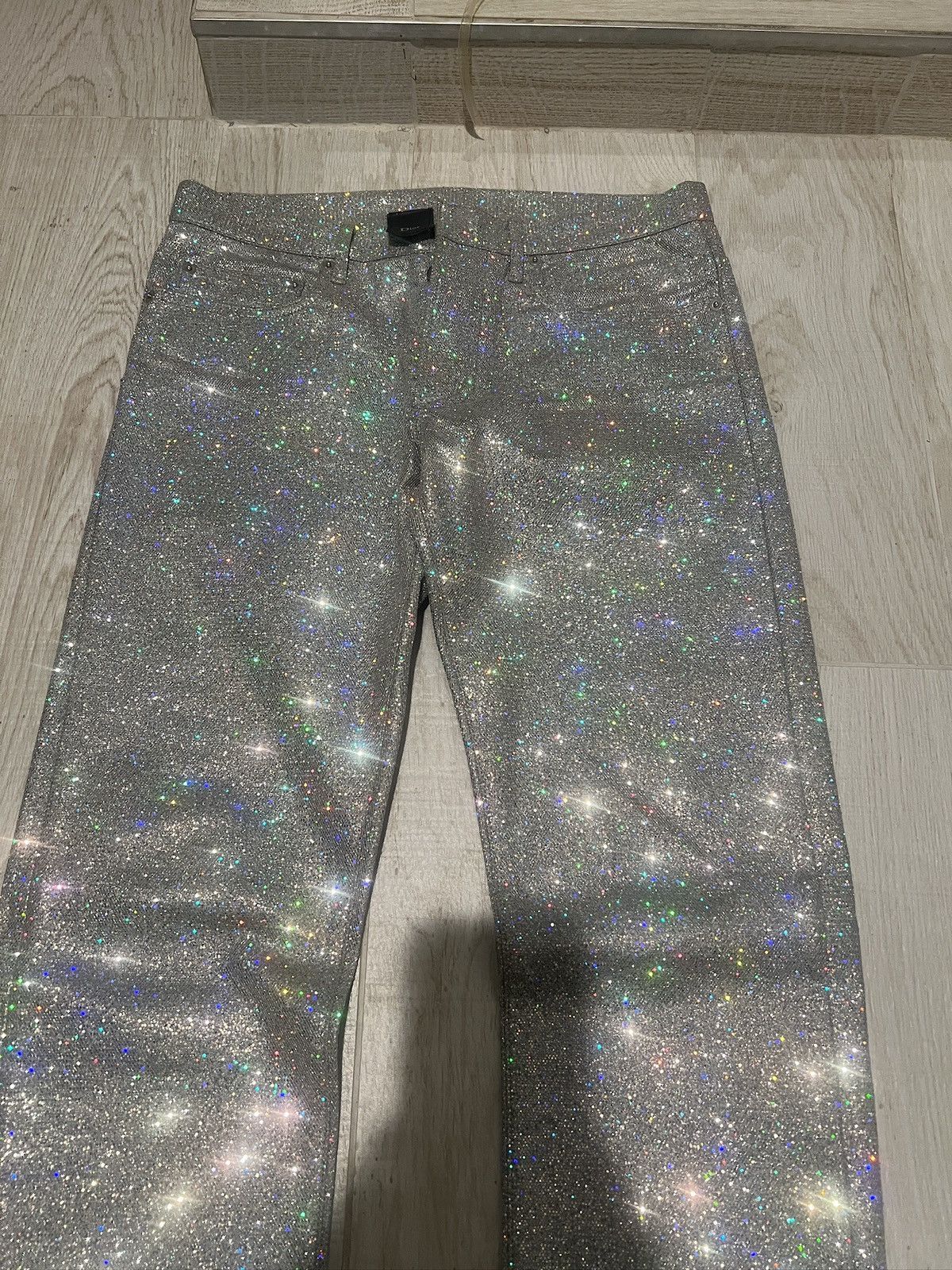 Hedi Slimane Dior SS06 Glitter Denim Size US 30 / EU 46 - 5 Thumbnail