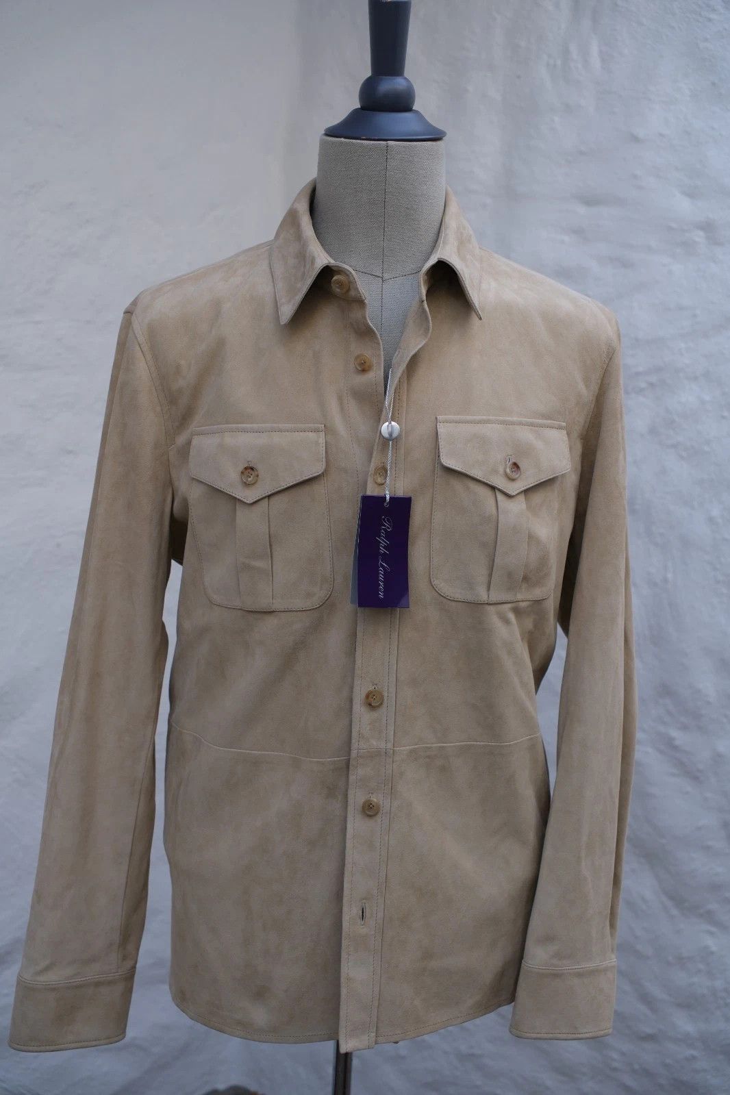 Ralph Lauren Purple Label NEW Ralph Lauren Purple Label Jacket Suede Leather Large Size US L / EU 52-54 / 3 - 1 Thumbnail