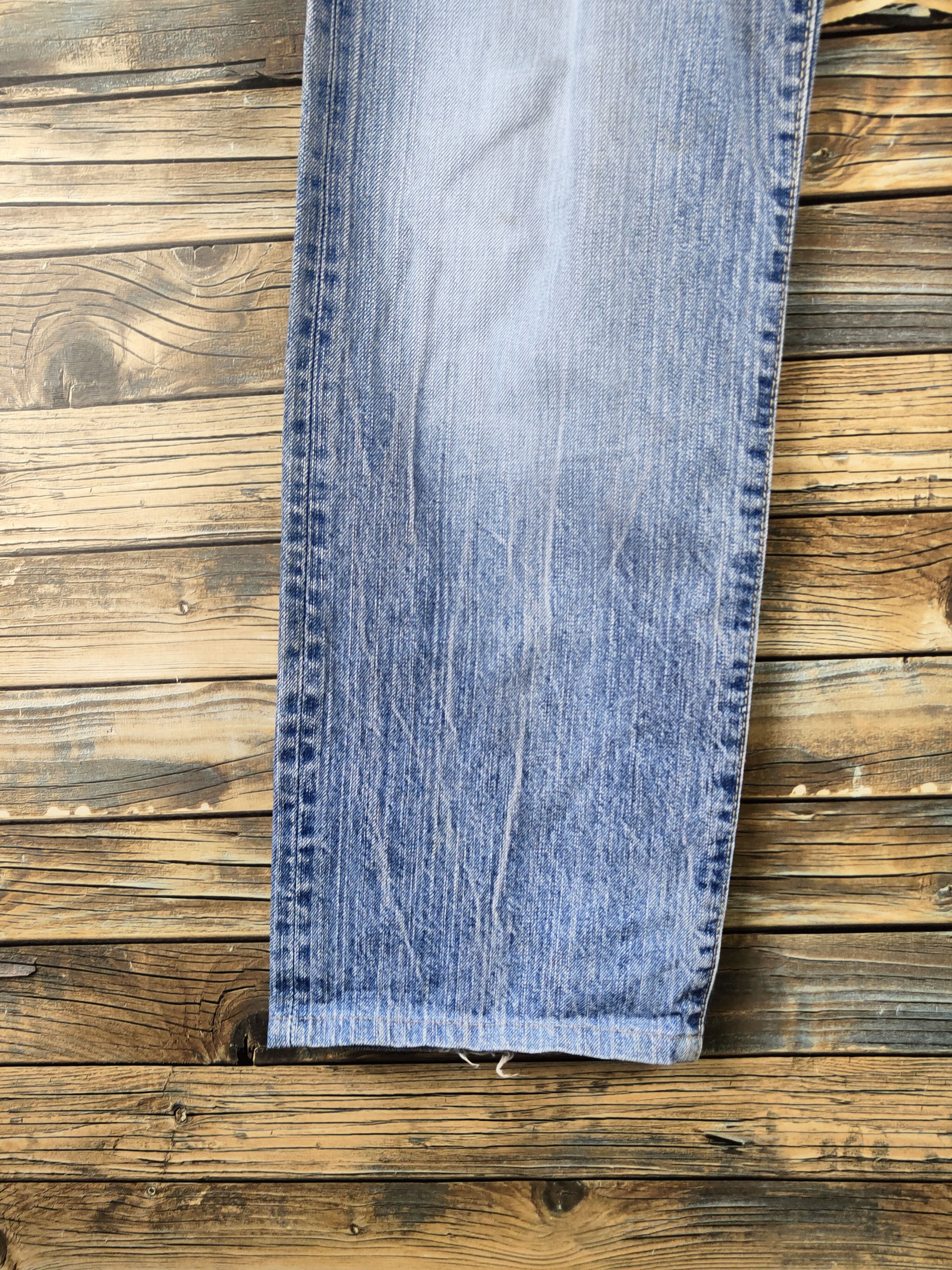 Edwin Edwin Blue Distressed Ripped Jeans #S2887 Size US 33 - 4 Thumbnail