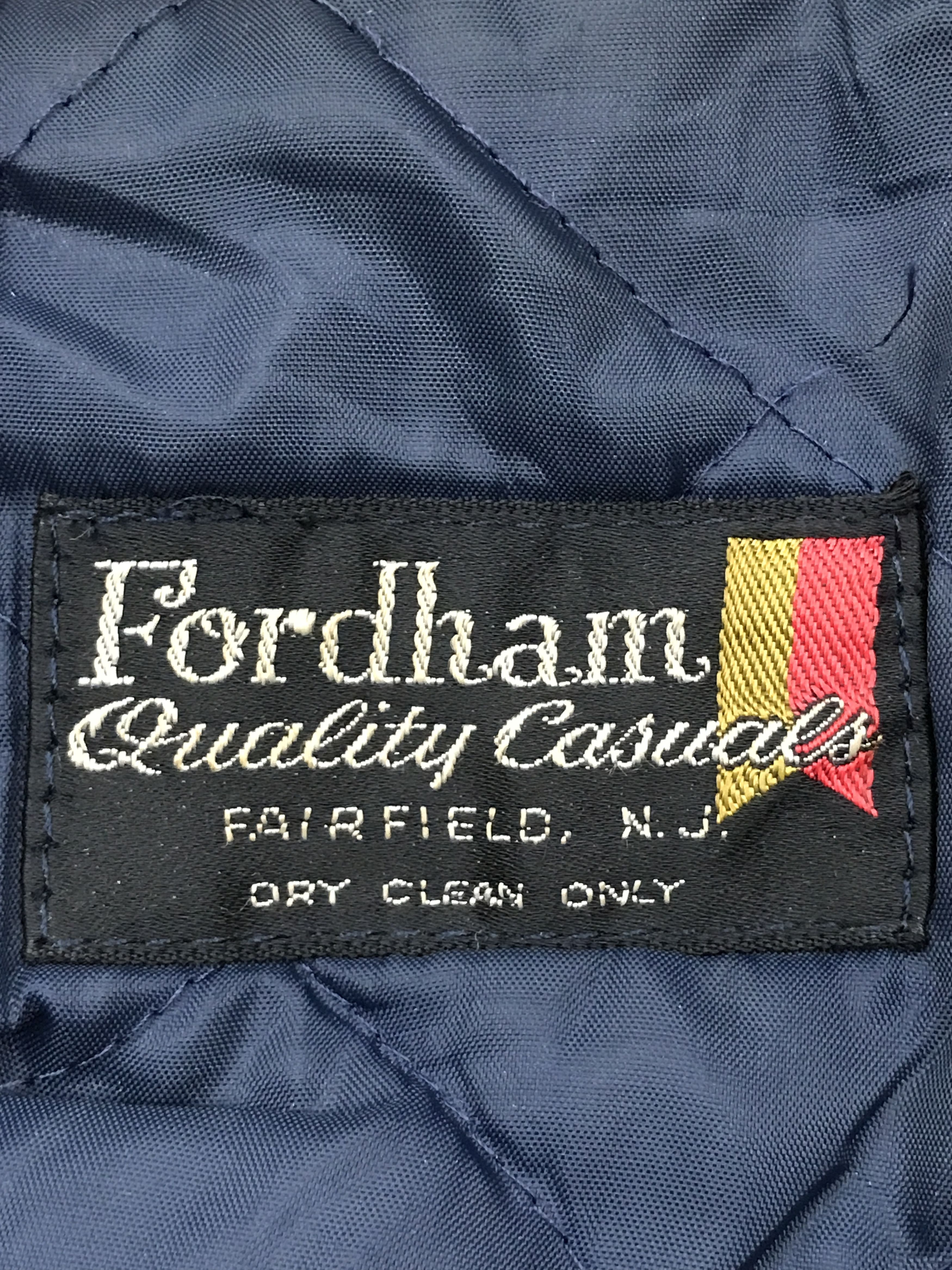 Designer × Vintage Vintage Fordham Varsity Jacket Embroidery Jacket Size US S / EU 44-46 / 1 - 9 Thumbnail