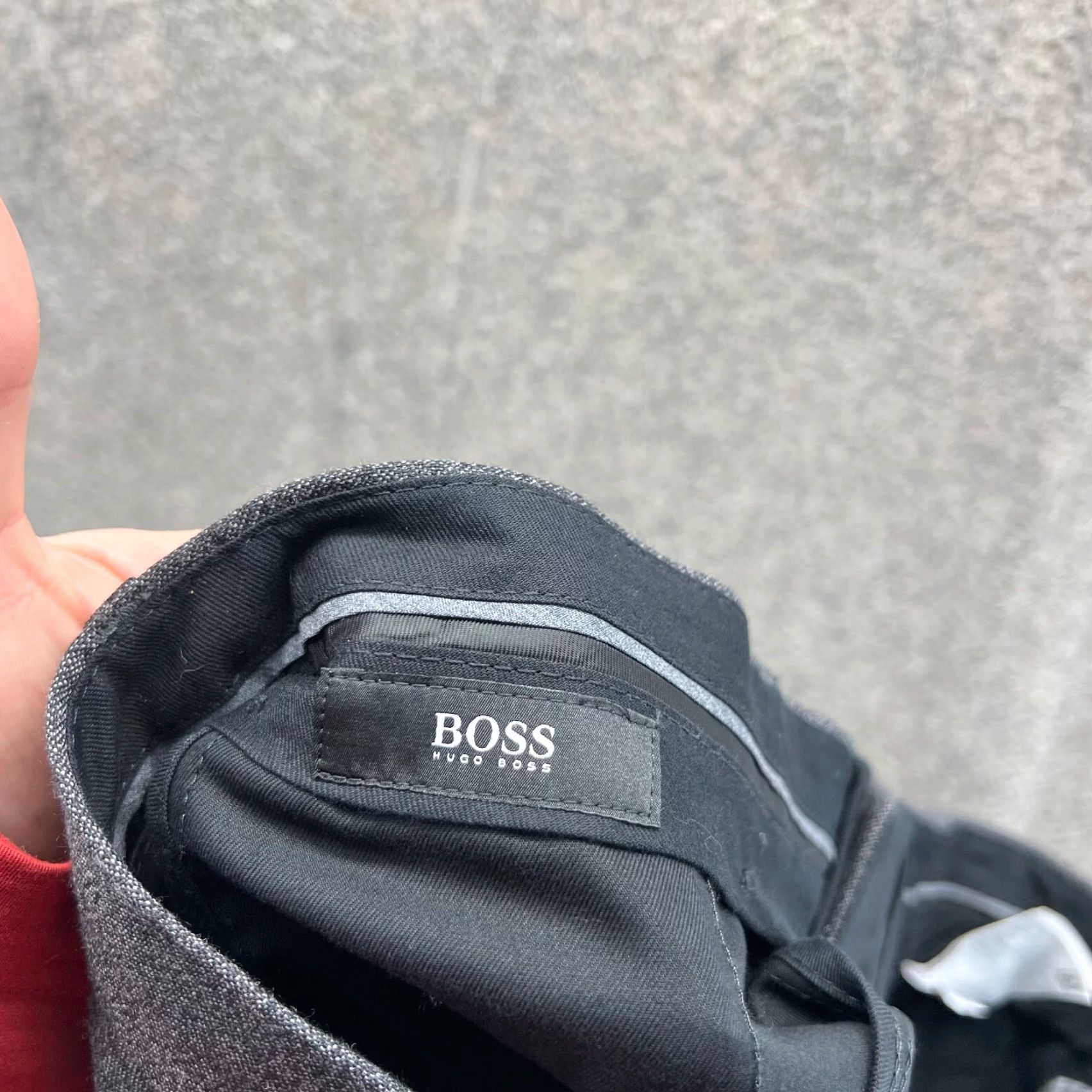 Hugo Boss Hugo Boss Pants Men 34R Grey Chino Pleated Dress Trousers Wool Viscose Straight Pocket Slashed Back Buttoned Size US 34 / EU 50 - 4 Thumbnail