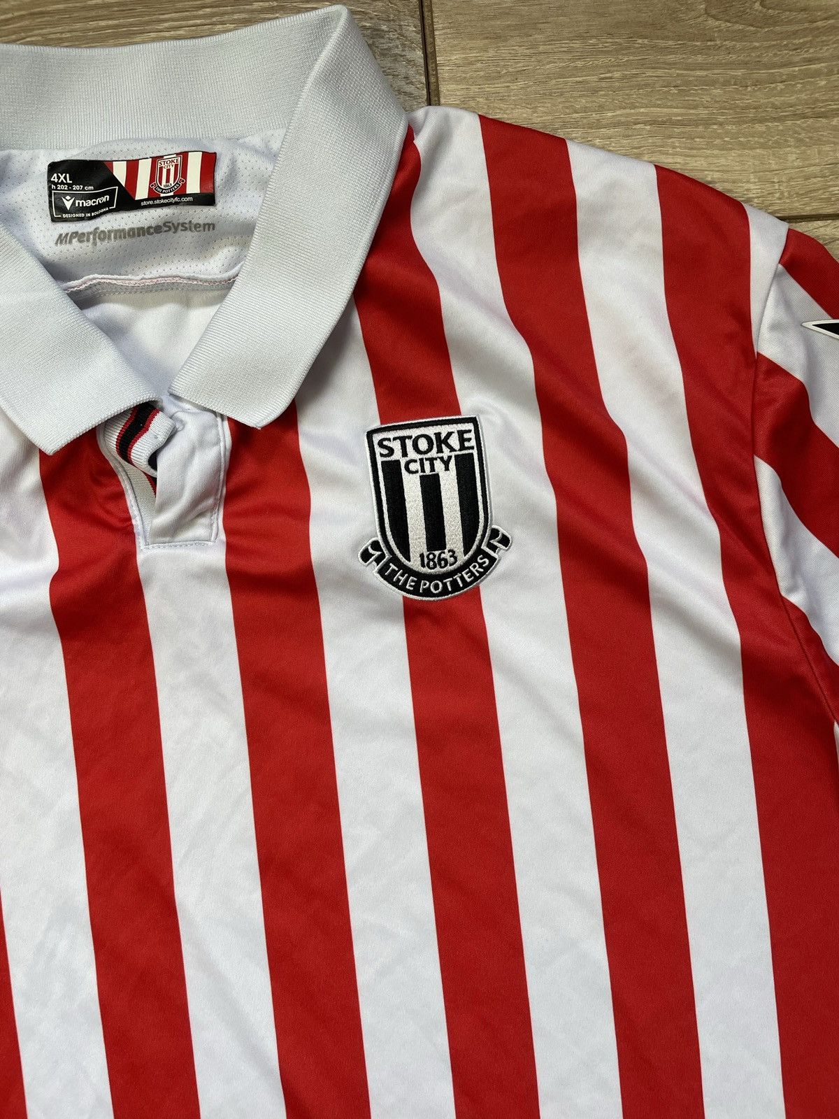 Macron Stoke City Macron 2023 2024 football shirt jersey 4xl Size US XXL / EU 58 / 5 - 3 Thumbnail