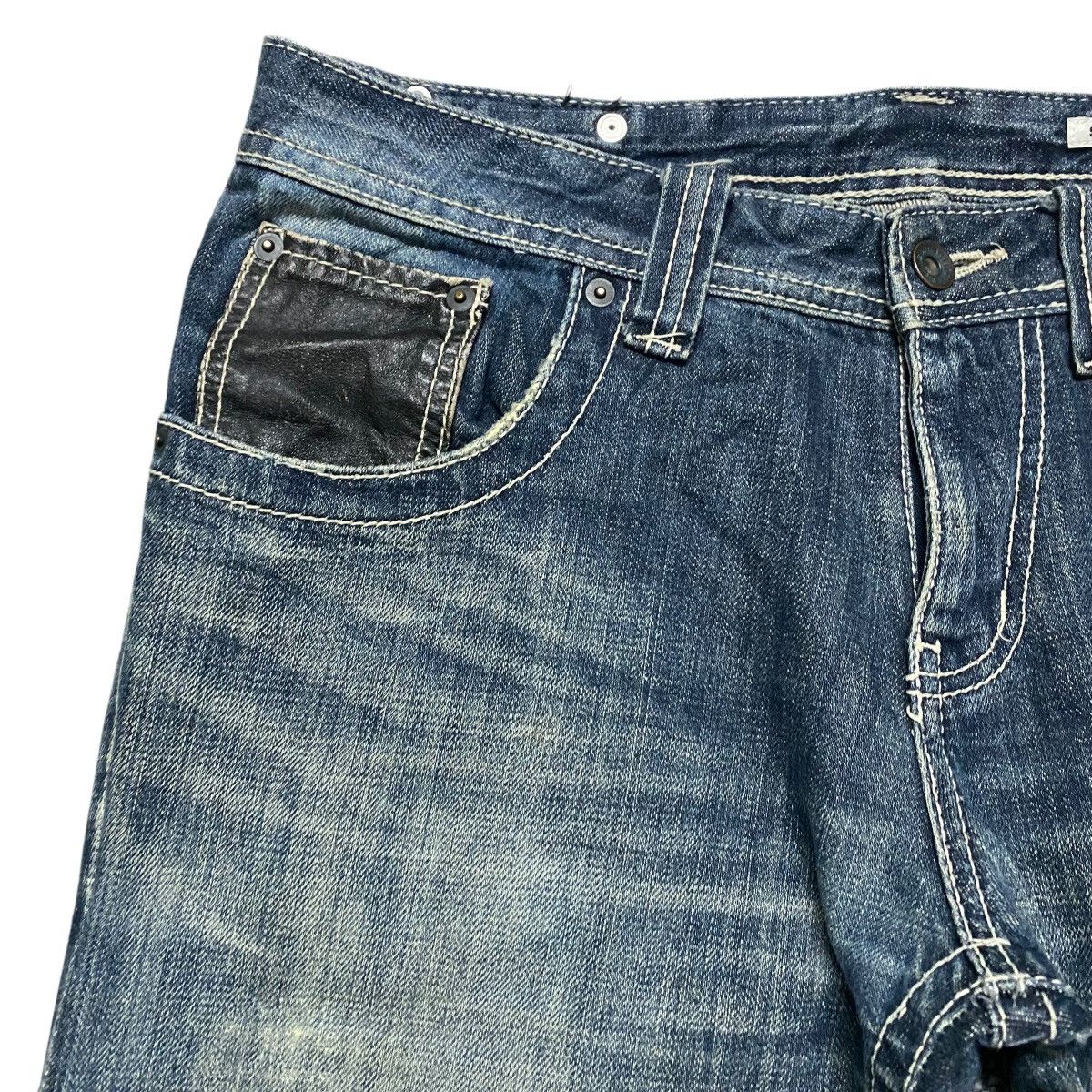 semanticdesign Semantic Design Twin Guns Denim Flare Jeans Distressed Size US 32 / EU 48 - 4 Thumbnail
