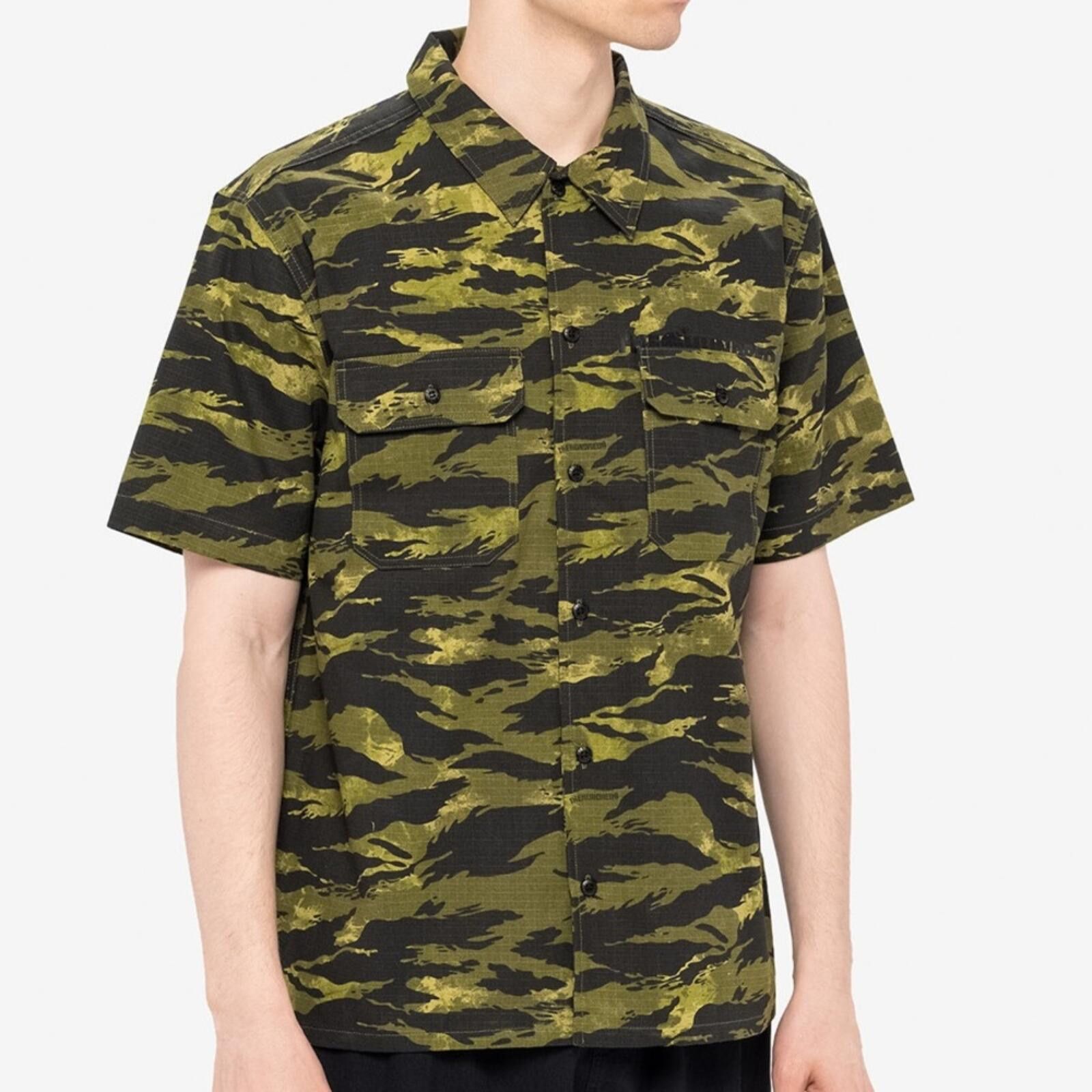 The Hundreds The Hundreds / BDU Camo Button Up Shirt / Green / M Size US M / EU 48-50 / 2 - 7 Thumbnail