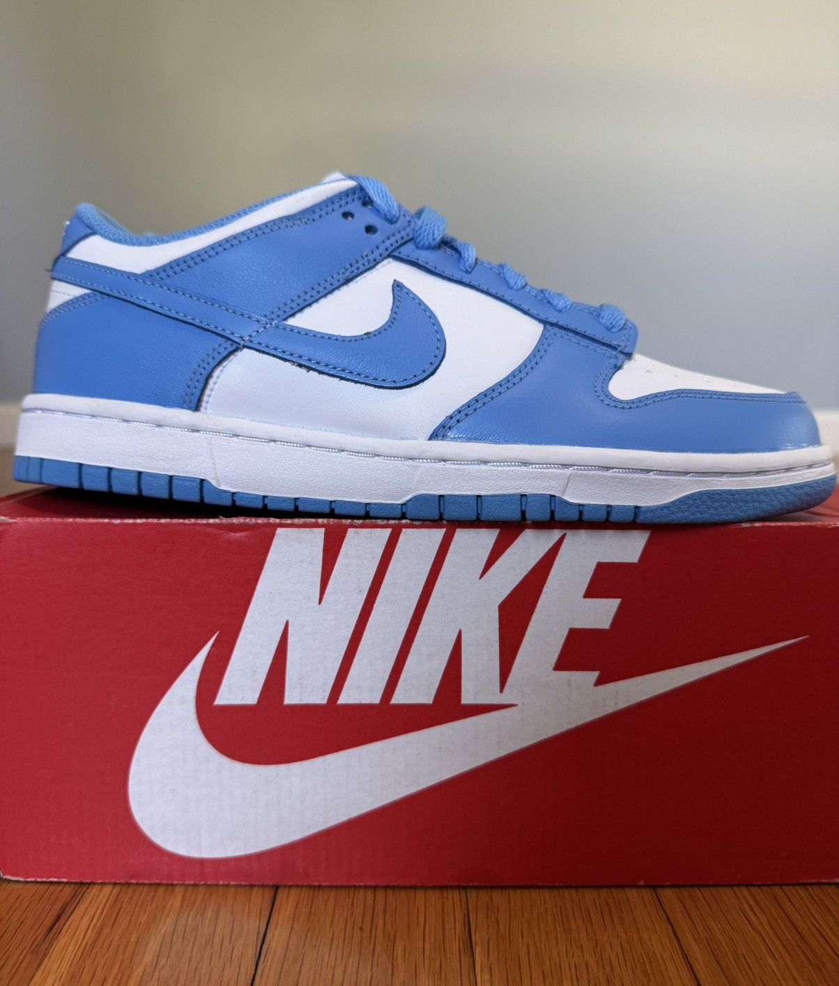 Nike Nike Dunk Low GS University Blue 7Y Size US 7 / EU 40 - 5 Thumbnail