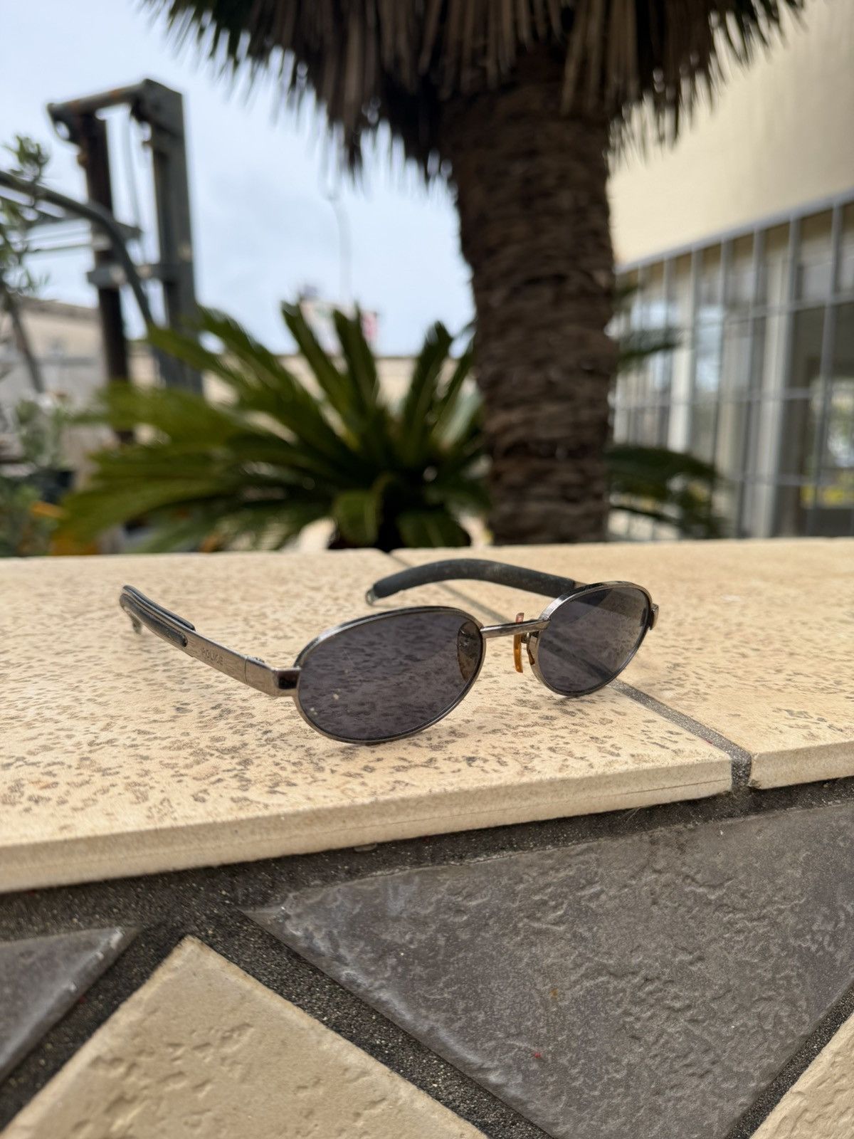RayBan Police Sunglasses Vintage Dark Silver Size ONE SIZE - 1 Thumbnail