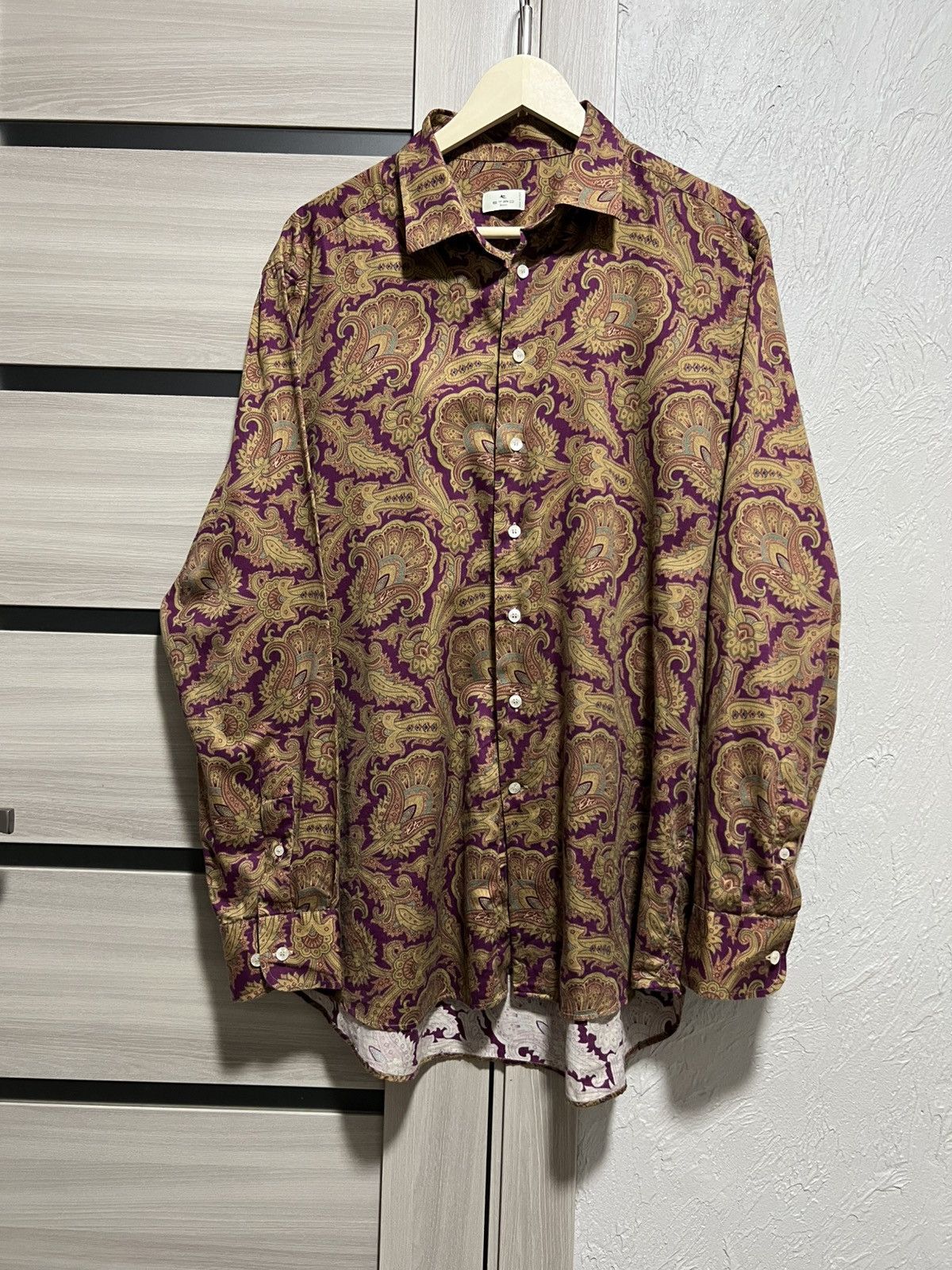 ETRO Milano Camicie Shirt Monogram Luxury 03/2021 650$