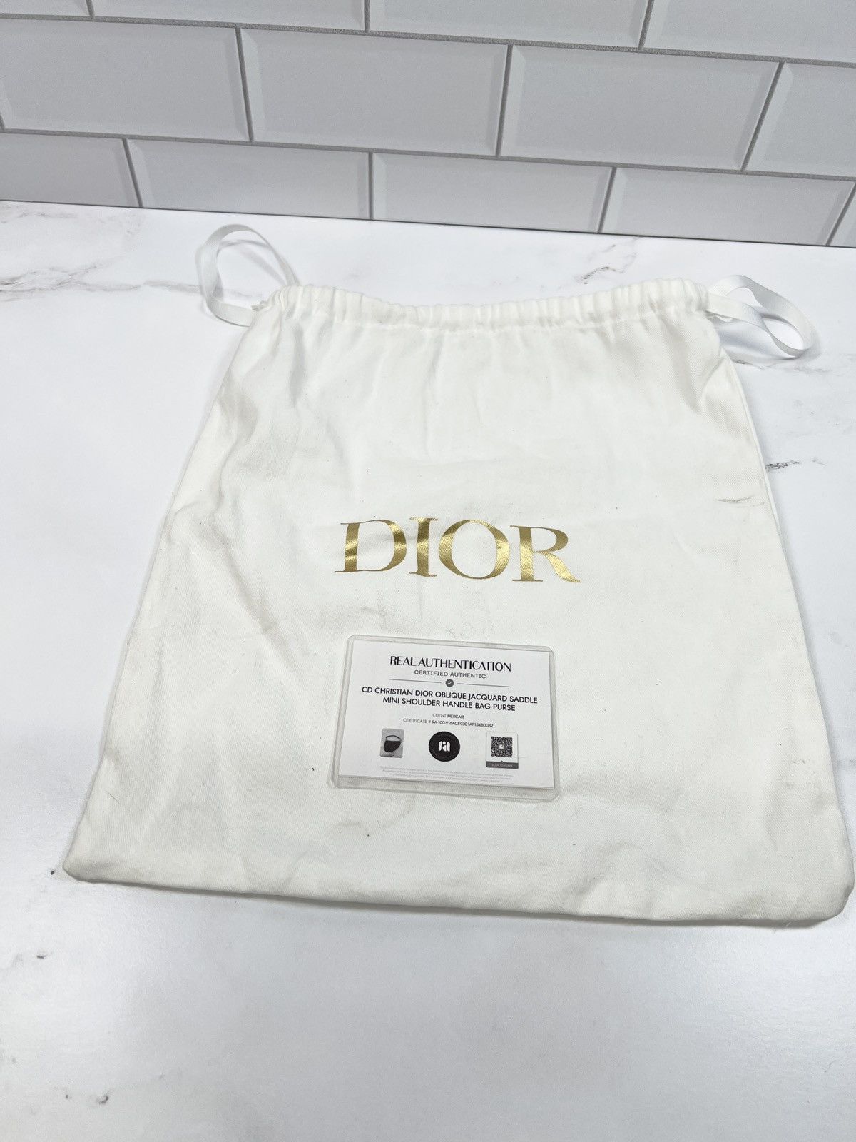 Dior CD Christian Dior Saddle Mini Shoulder Handle Bag Purse Size ONE SIZE - 11 Thumbnail