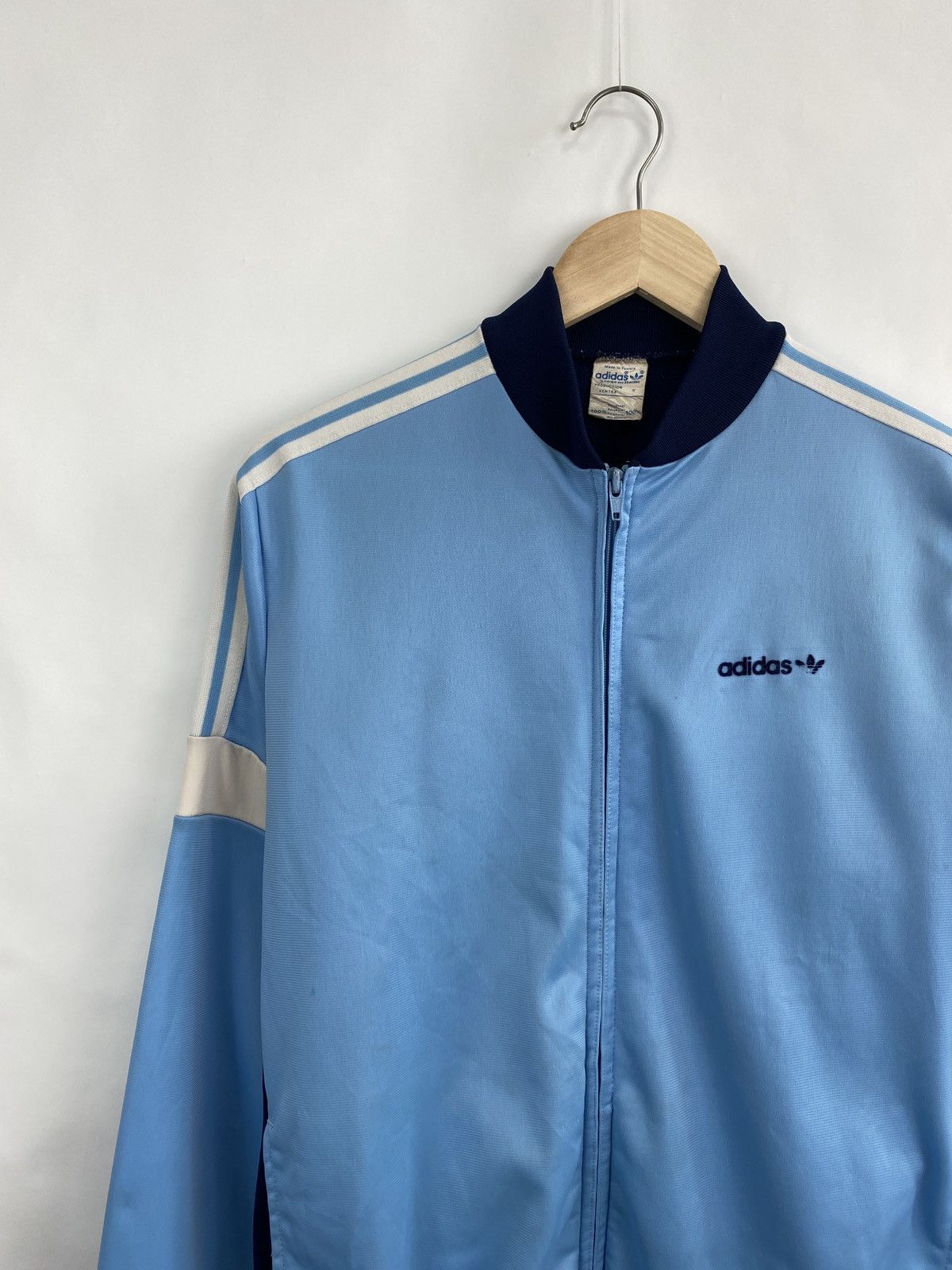 Adidas Vintage 80s Adidas Retro Zip Hoodie Olympic Style Rare Y2K Size US L / EU 52-54 / 3 - 2 Thumbnail