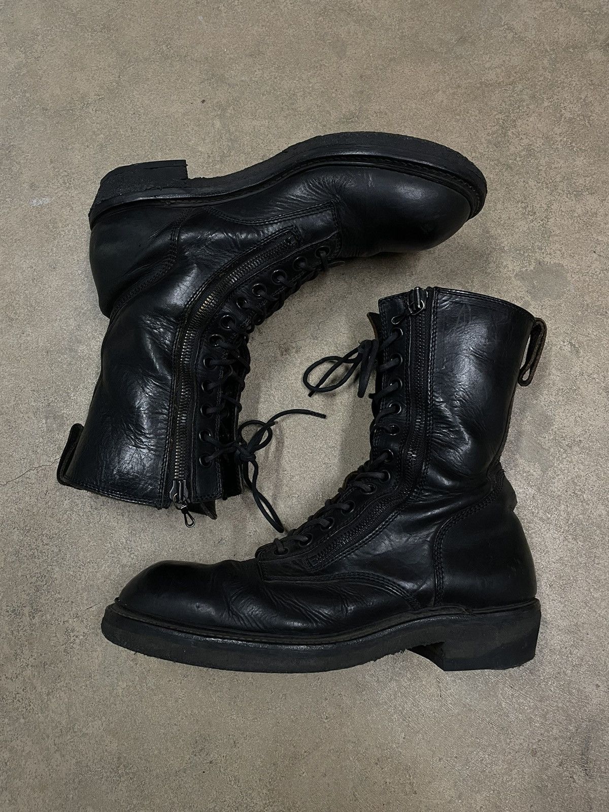 Julius Julius SS11 Chaos Double Zip Combat Boots size 4 Julius Julius SS11 Chaos Double Zip Combat Boots size 4