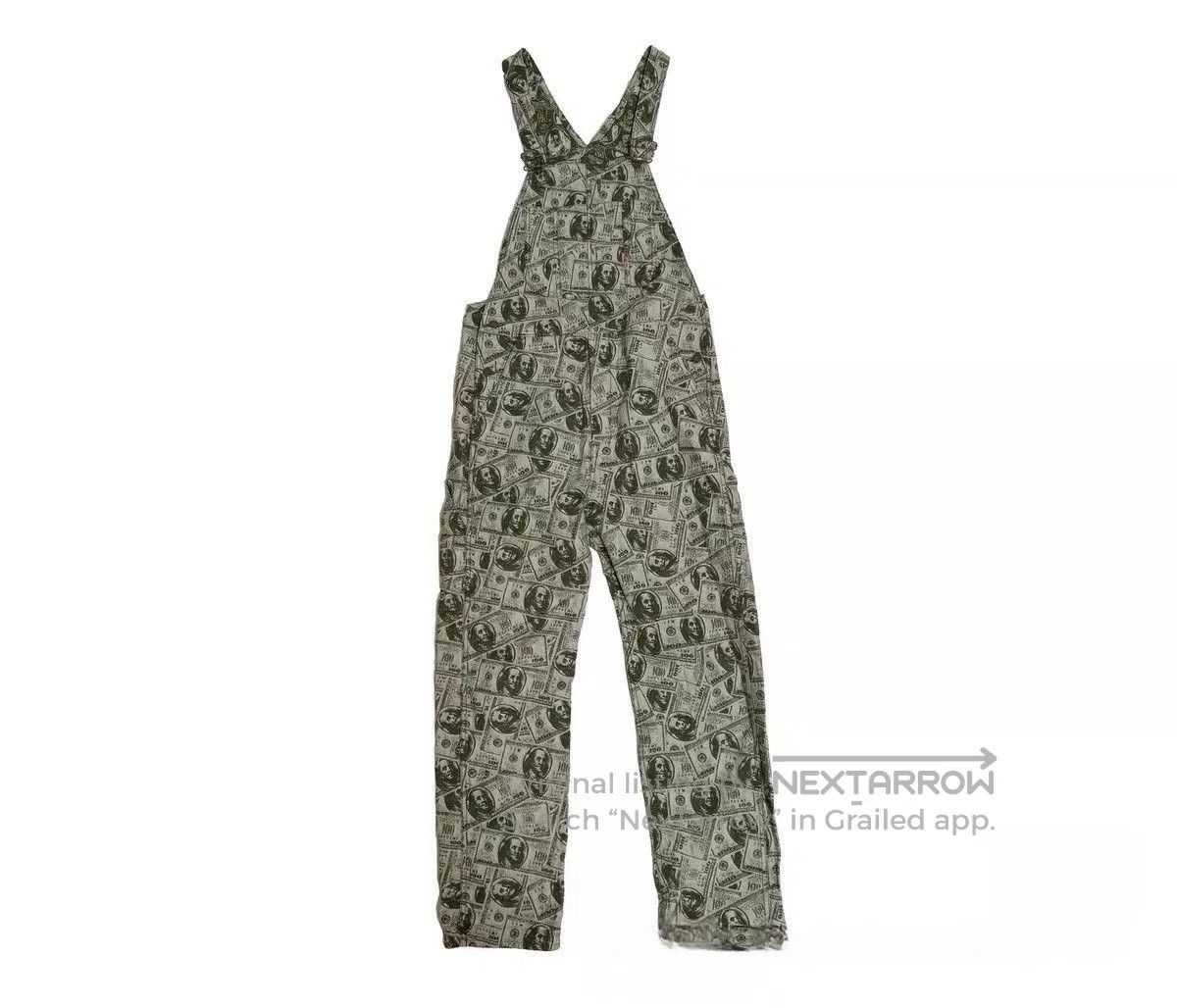 Supreme Supreme 100 Dollar Bill Overalls 2017AW. Size US 30 / EU 46 - 2 Thumbnail