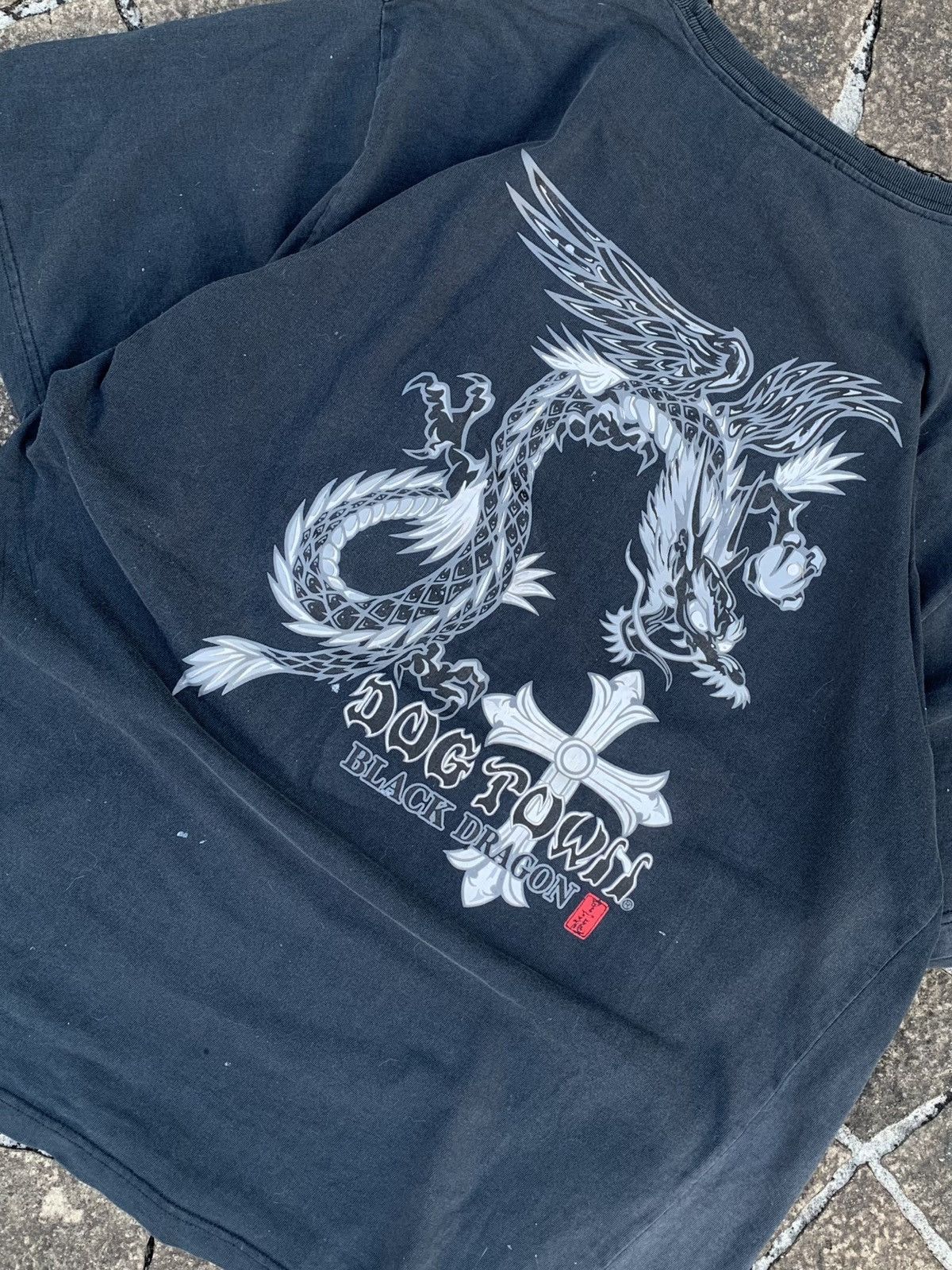 Dogtown × Vintage Dog town black Dragon T-shirt Size US L / EU 52-54 / 3 - 6 Thumbnail