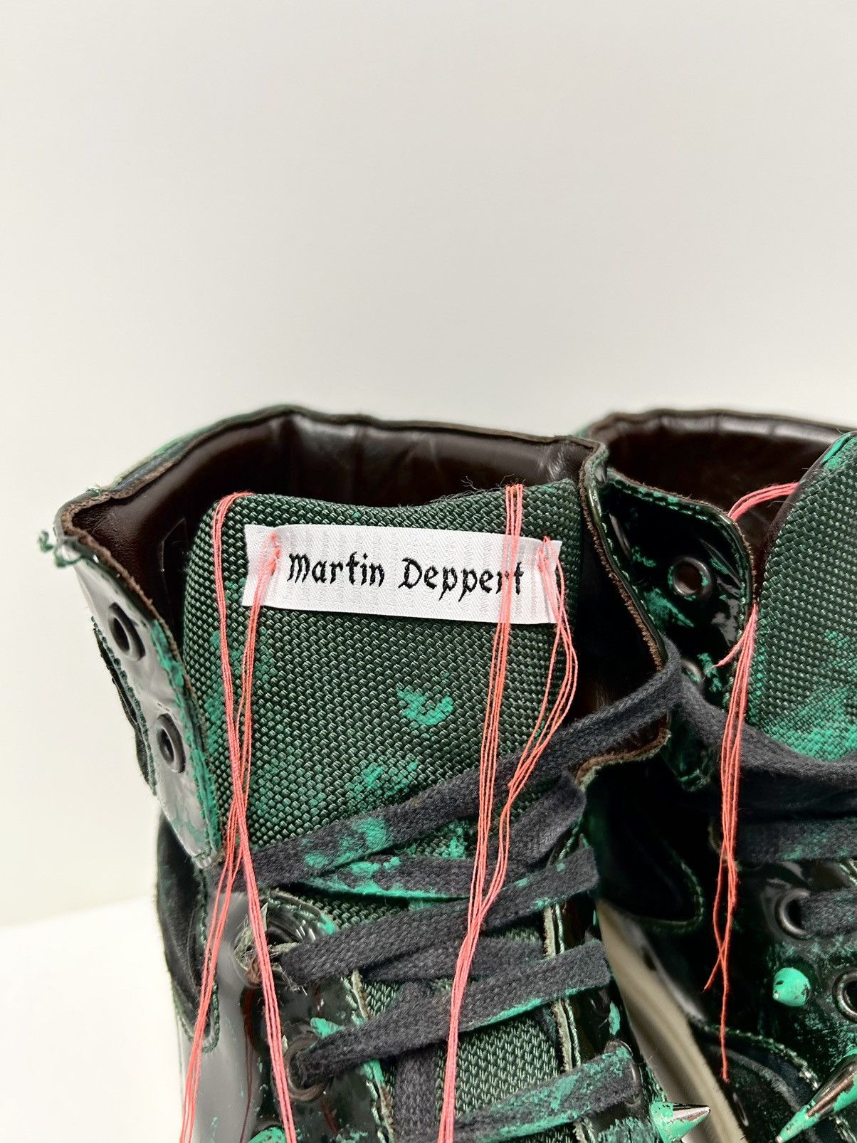 Lanvin 2011 DBB1 Patent High-Top Sneakers — Reworked Size US 8 / EU 41 - 2 Thumbnail