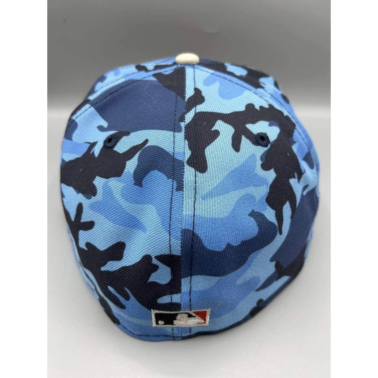 New Era New York Mets Hat Men 7 3/4 Blue Camo MLB Fitted Cap Size ONE SIZE - 9 Thumbnail