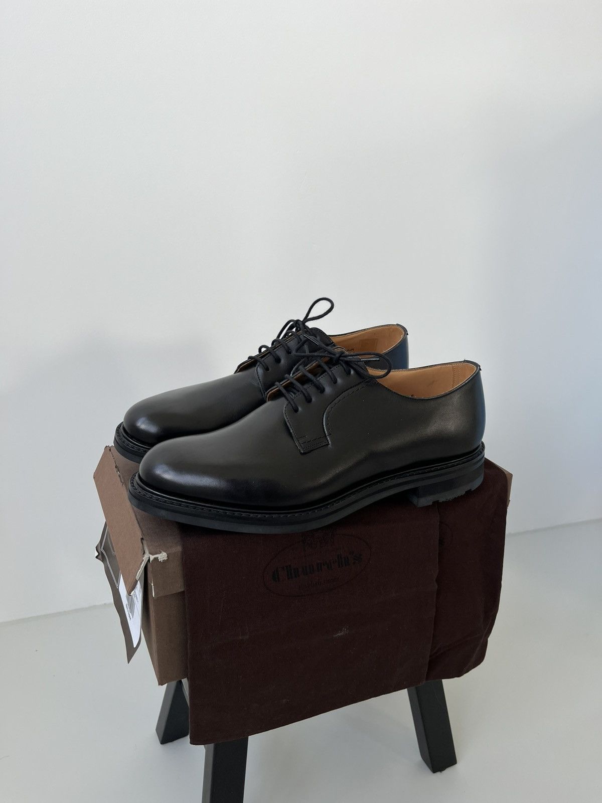 Church's Woodbridhe/shannon black leather derby Size US 10 / EU 43 - 5 Thumbnail